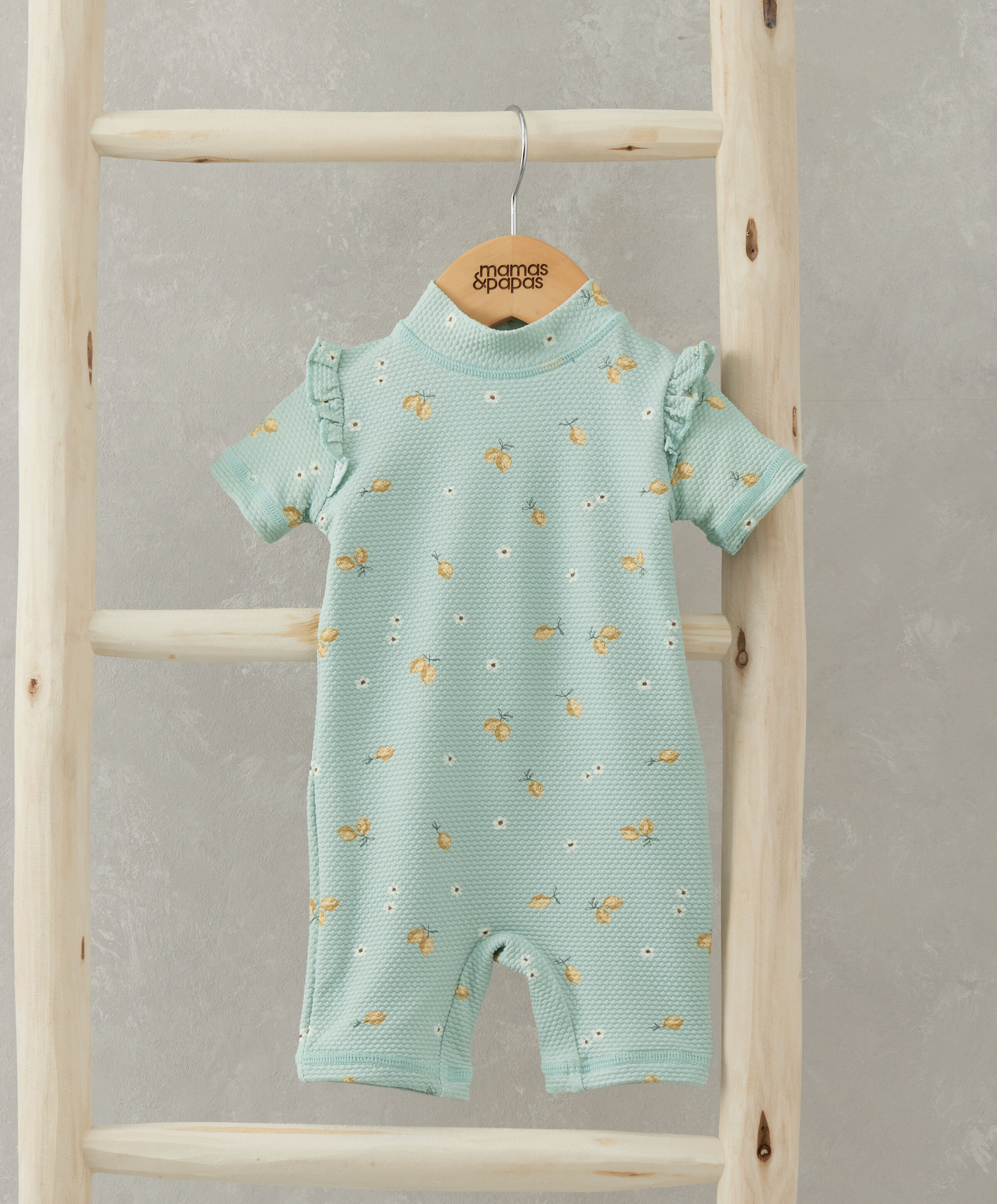 Short Sleeve Rashsuit Swimwear - Lemon image number 1