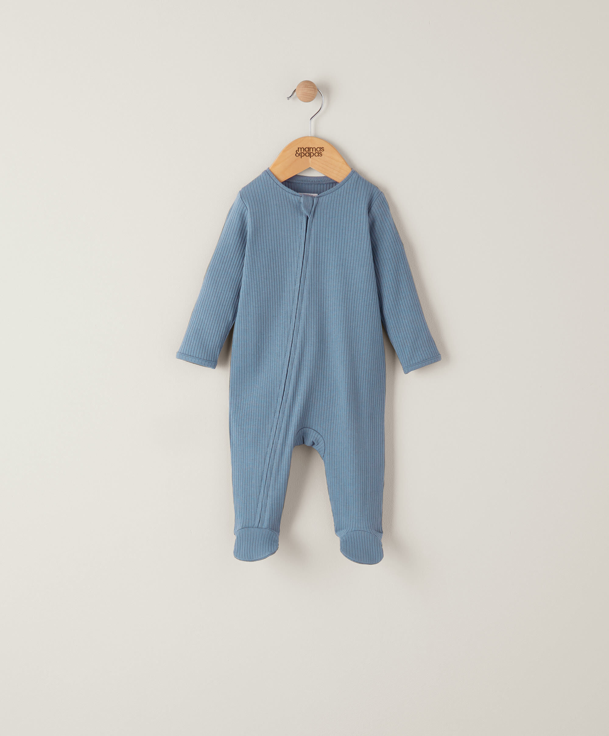 Petrol Blue Basic Zip All In One image number 1