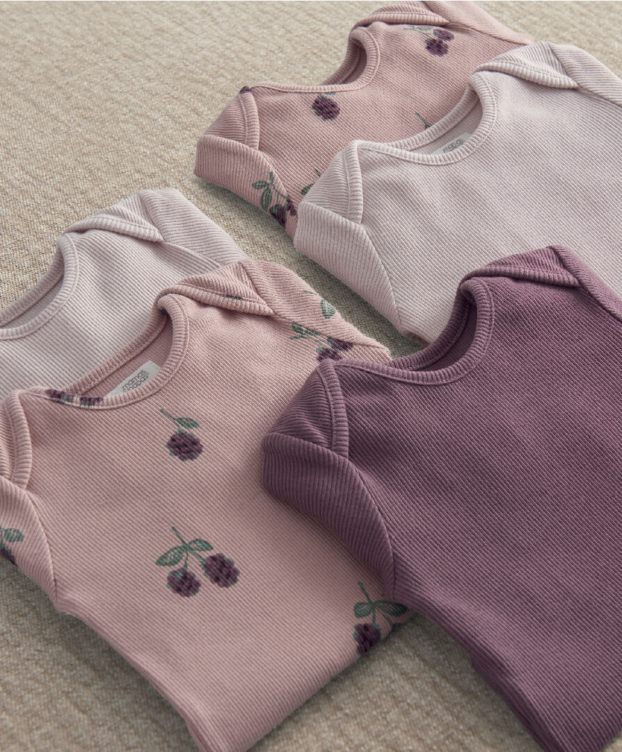 5pk Bramble L/S Bodysuits image number 4