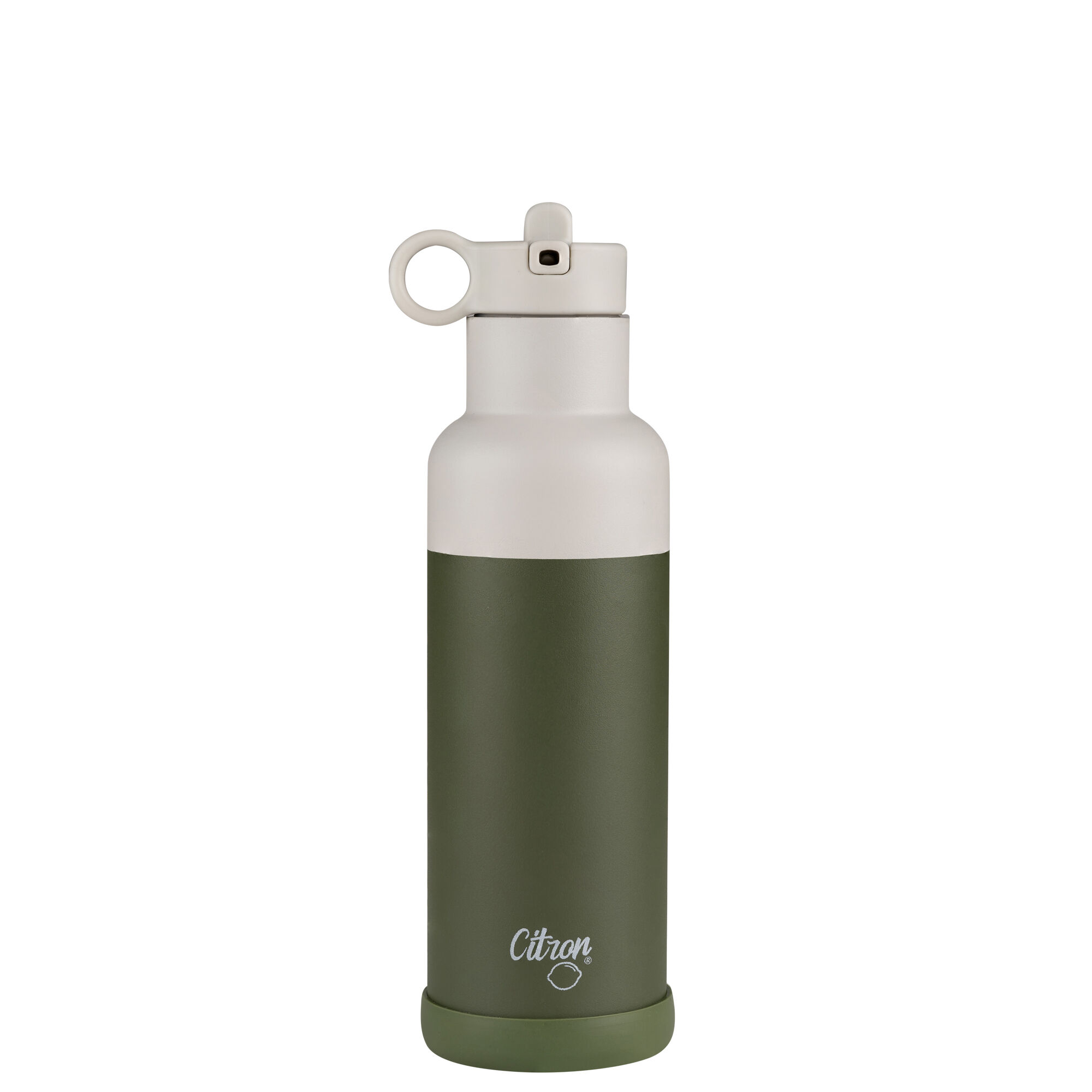 Stainless Steel Water Bottle 500ml - Olive Green image number 1