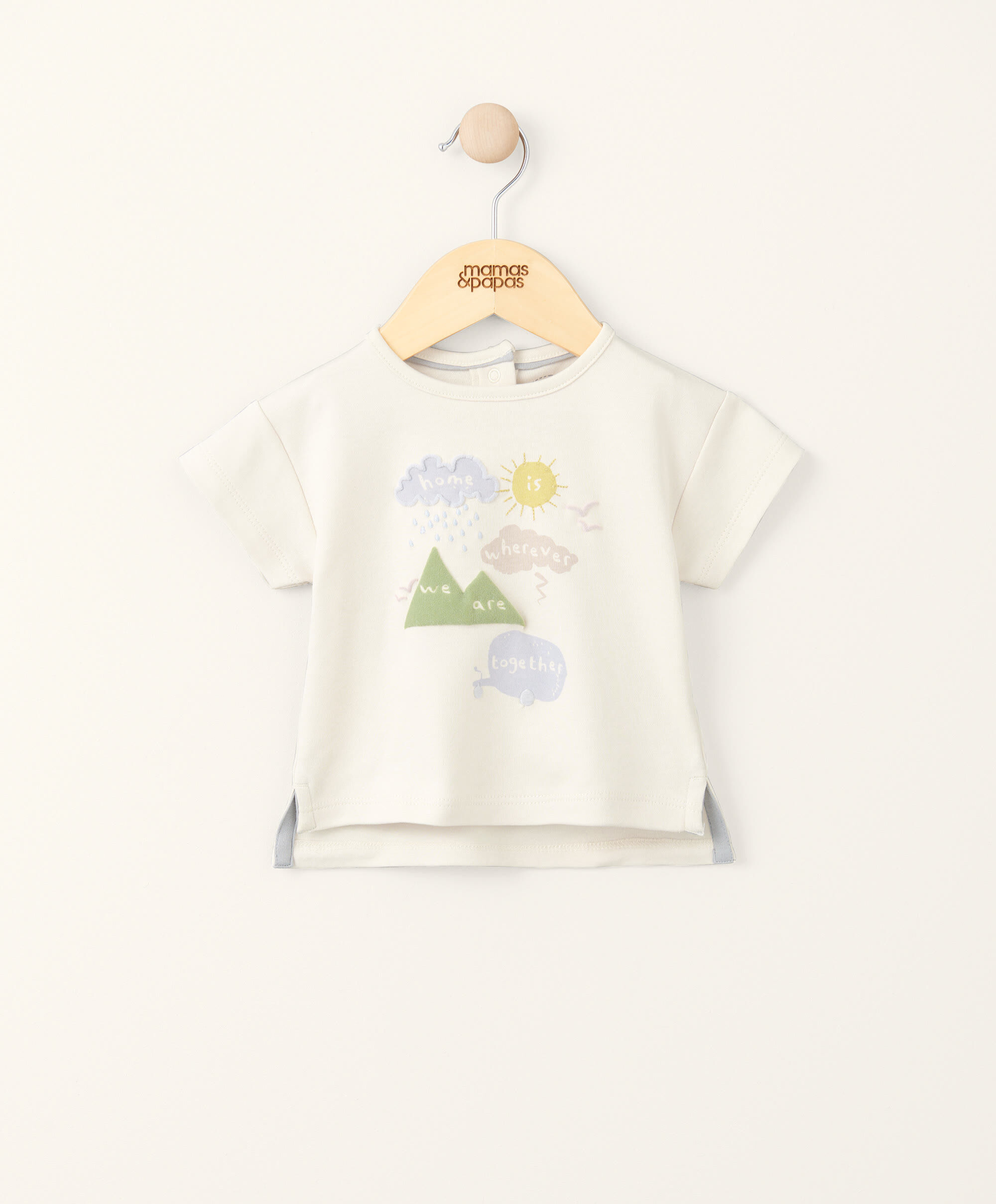 Home T-Shirt - Cream image number 1