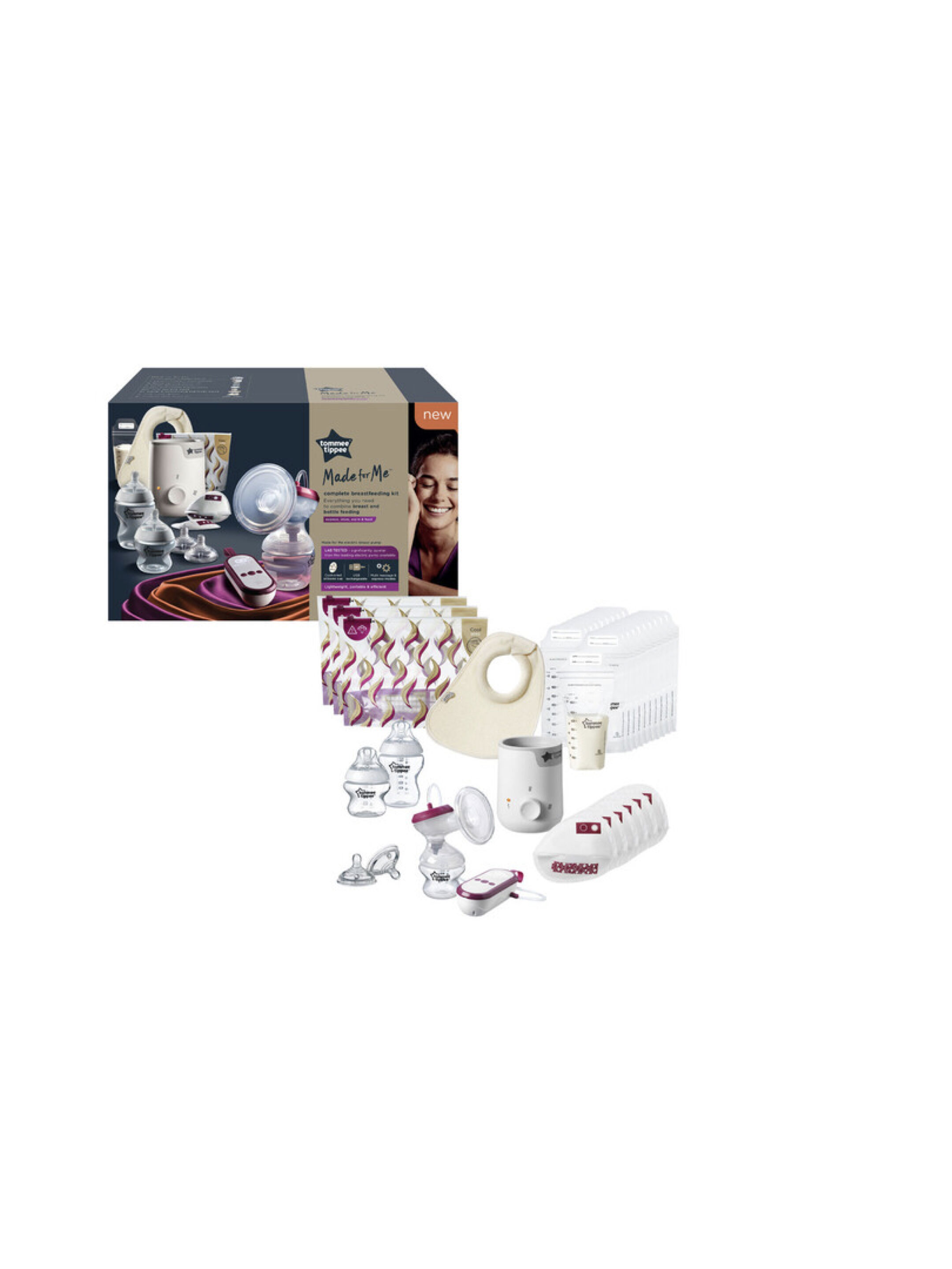 Tommee Tippee Made for Me Complete Breast Feeding Kit image number 1