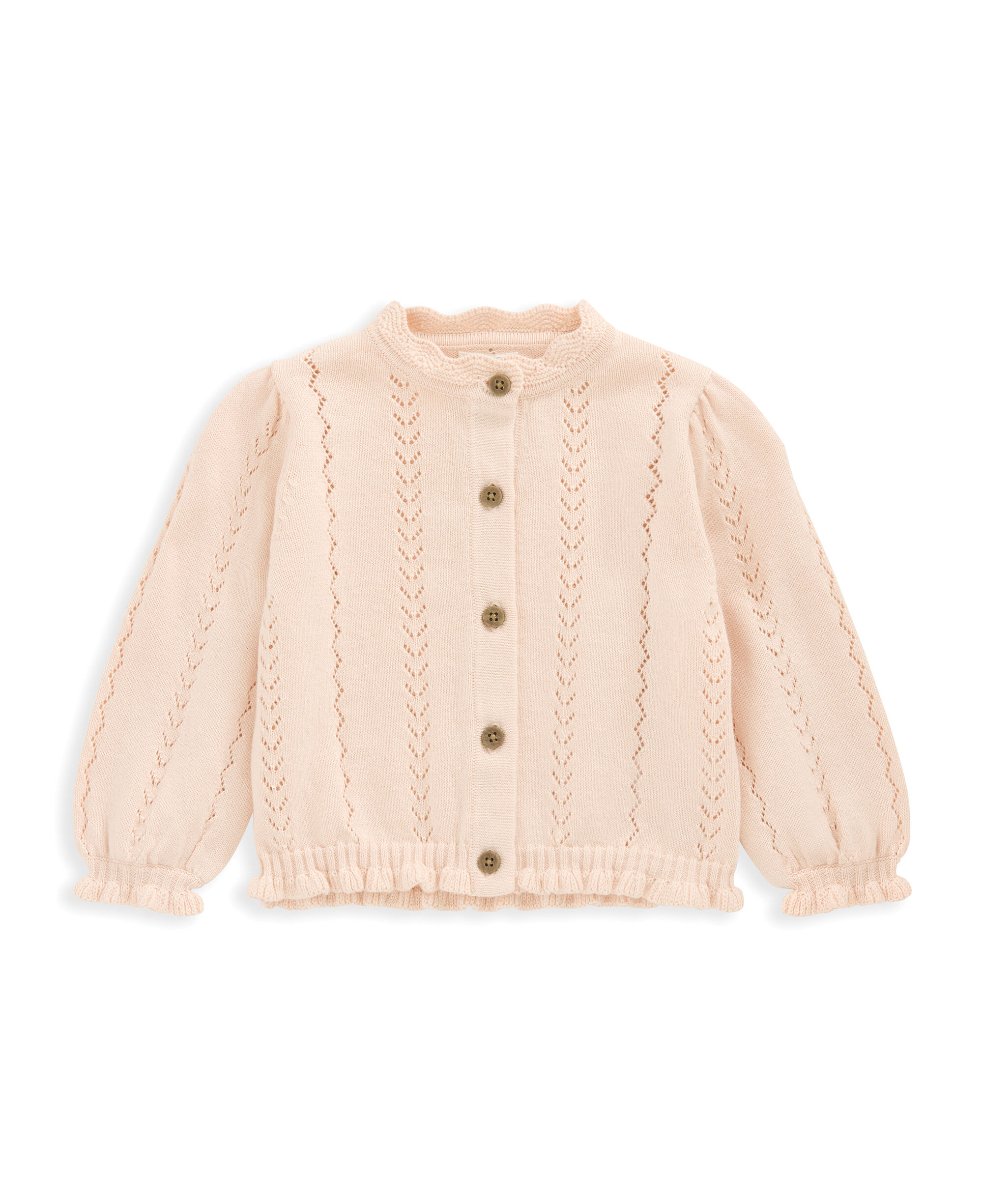 Knitted Cardigan - Pink image number 2