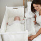 SnuzPod2 Bedside Crib 3 in 1 Eco-White with Mattress image number 5