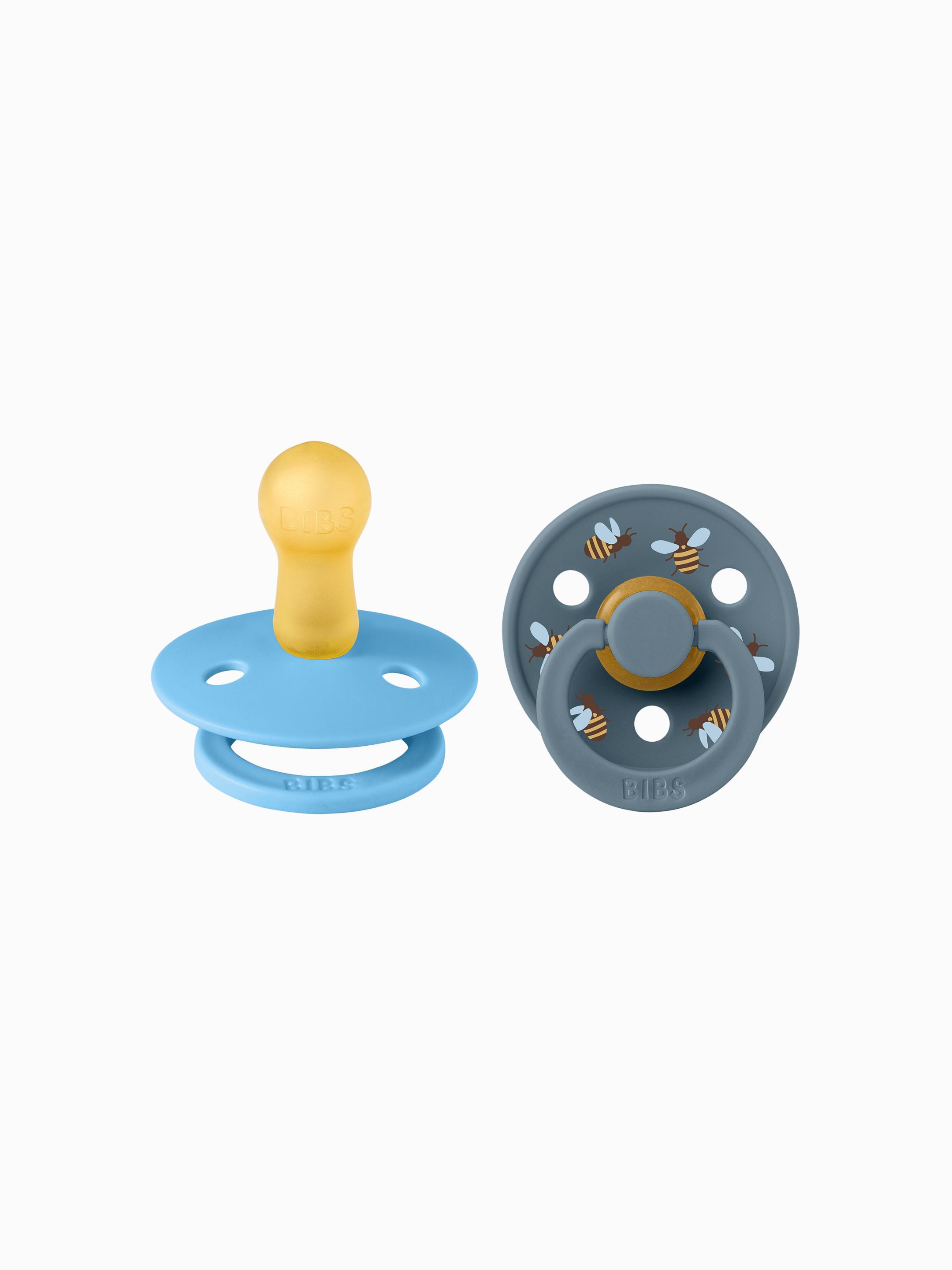BIBS Pacifier Studio Colour 2 PACK Bumblebee Latex Size 2 Breeze Mix image number 2