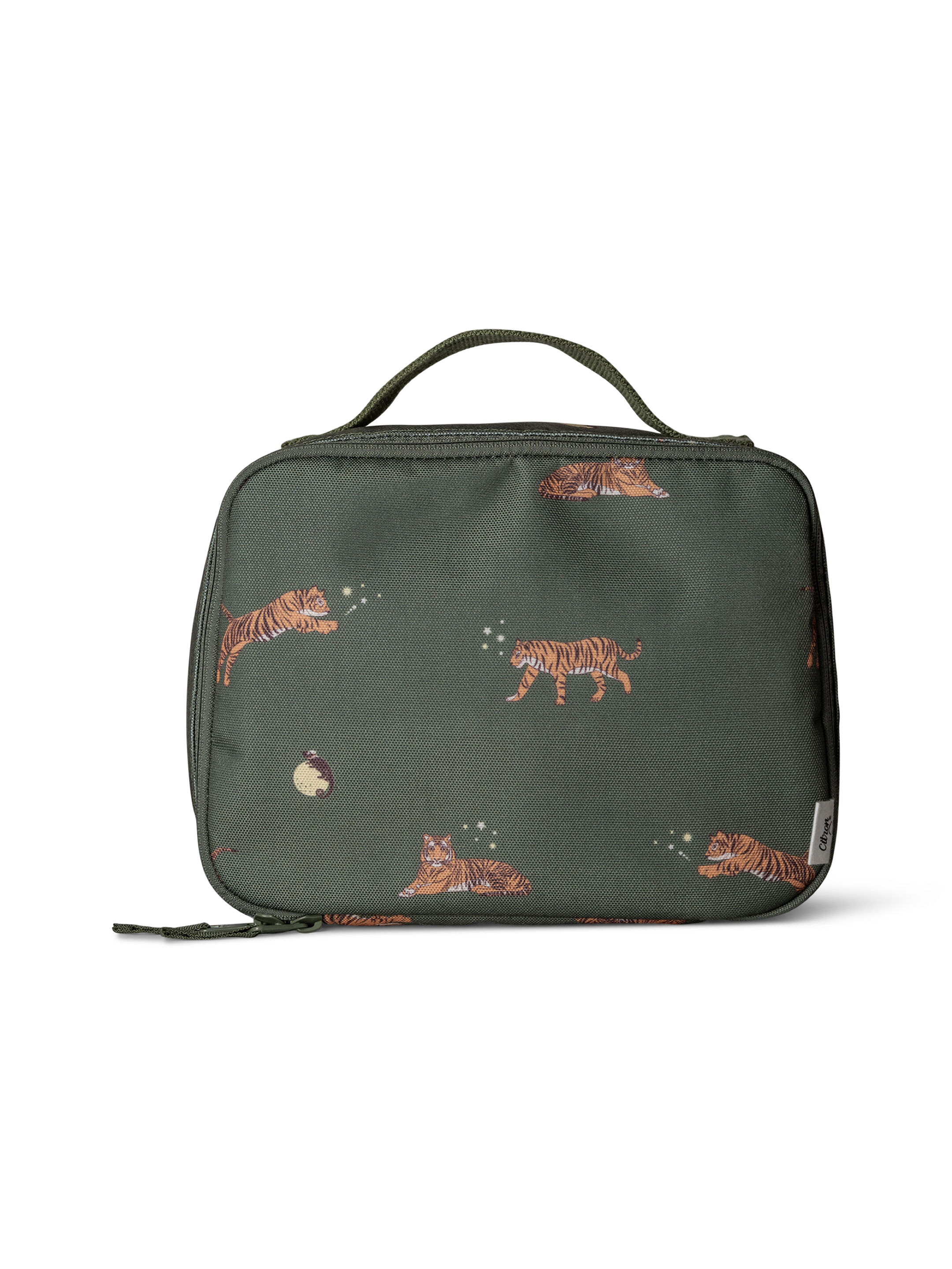 Citron Insulated Square Lunchbag Tiger image number 1