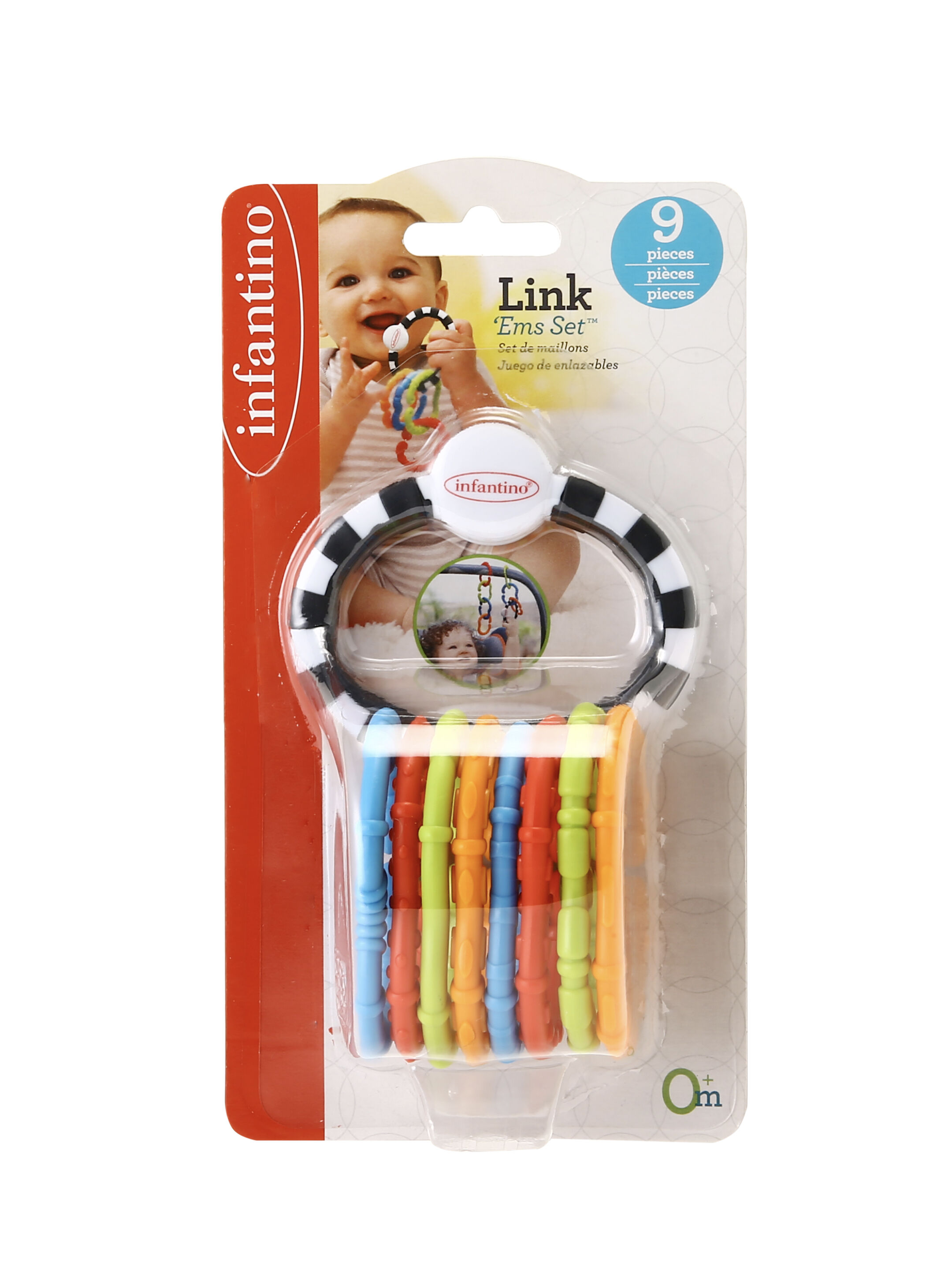 Infantino Colourful Link Set - 9 Piece image number 4