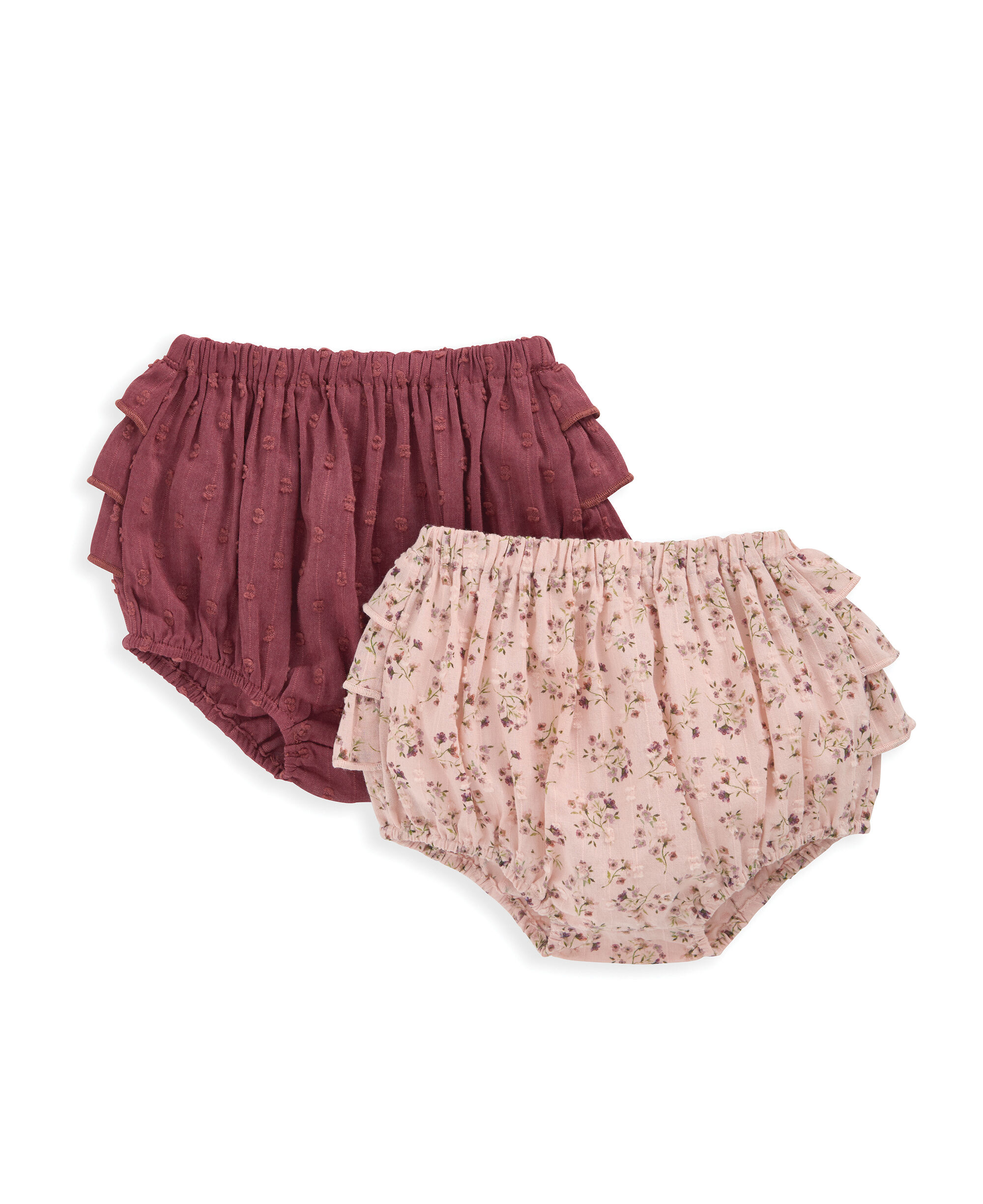 Ditsy Floral Bloomers (Set of 2) - Pink image number 2