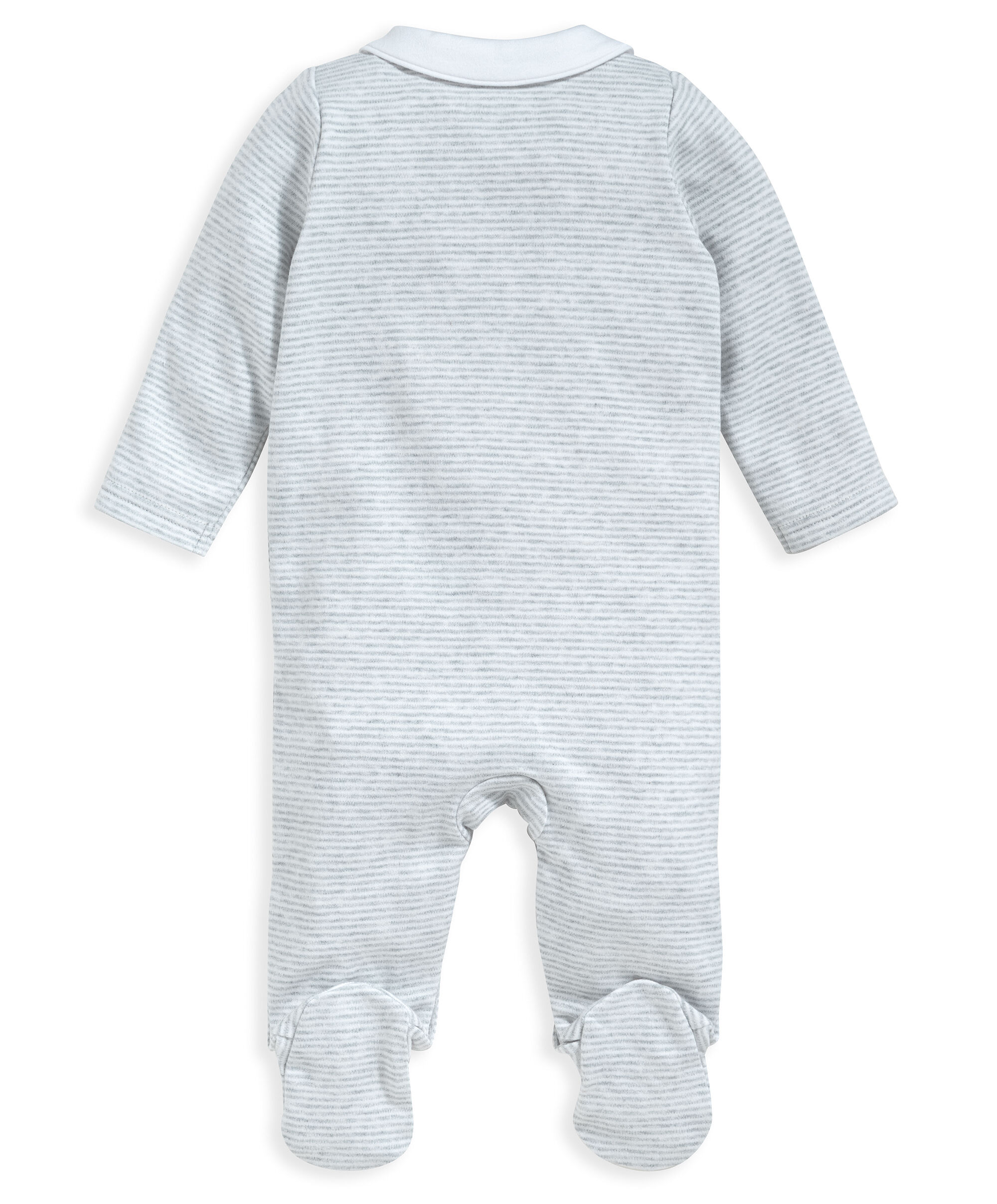 Stripe Collared Sleepsuit image number 2