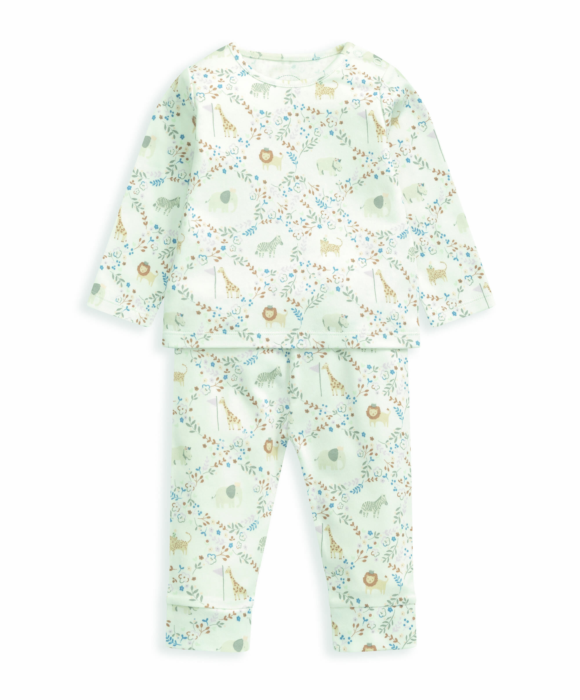 2 pack Safari Garden Party Jersey Pyjamas image number 2