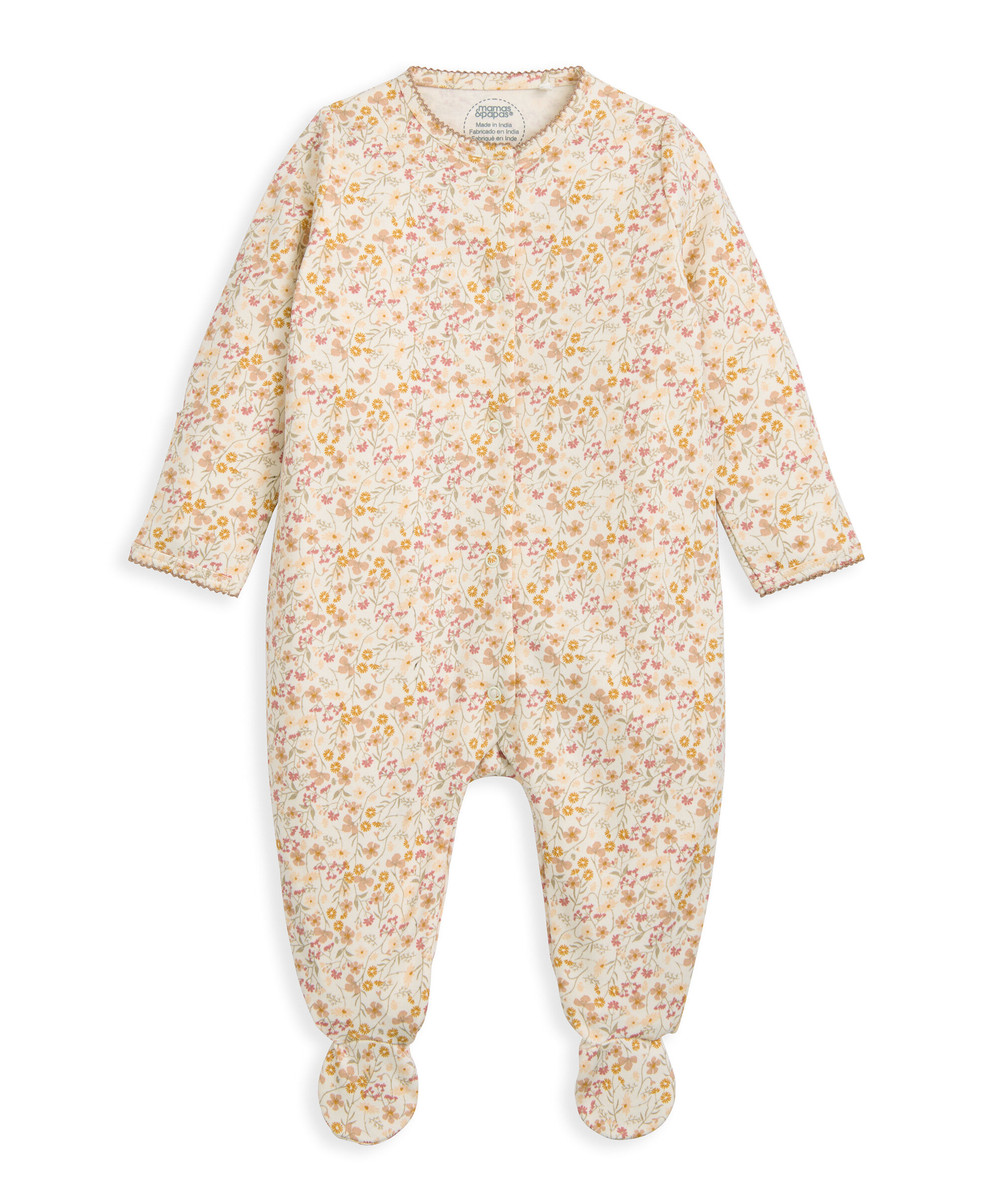 Welcome to the World Floral Baby Clothes 5 Piece Set image number 5