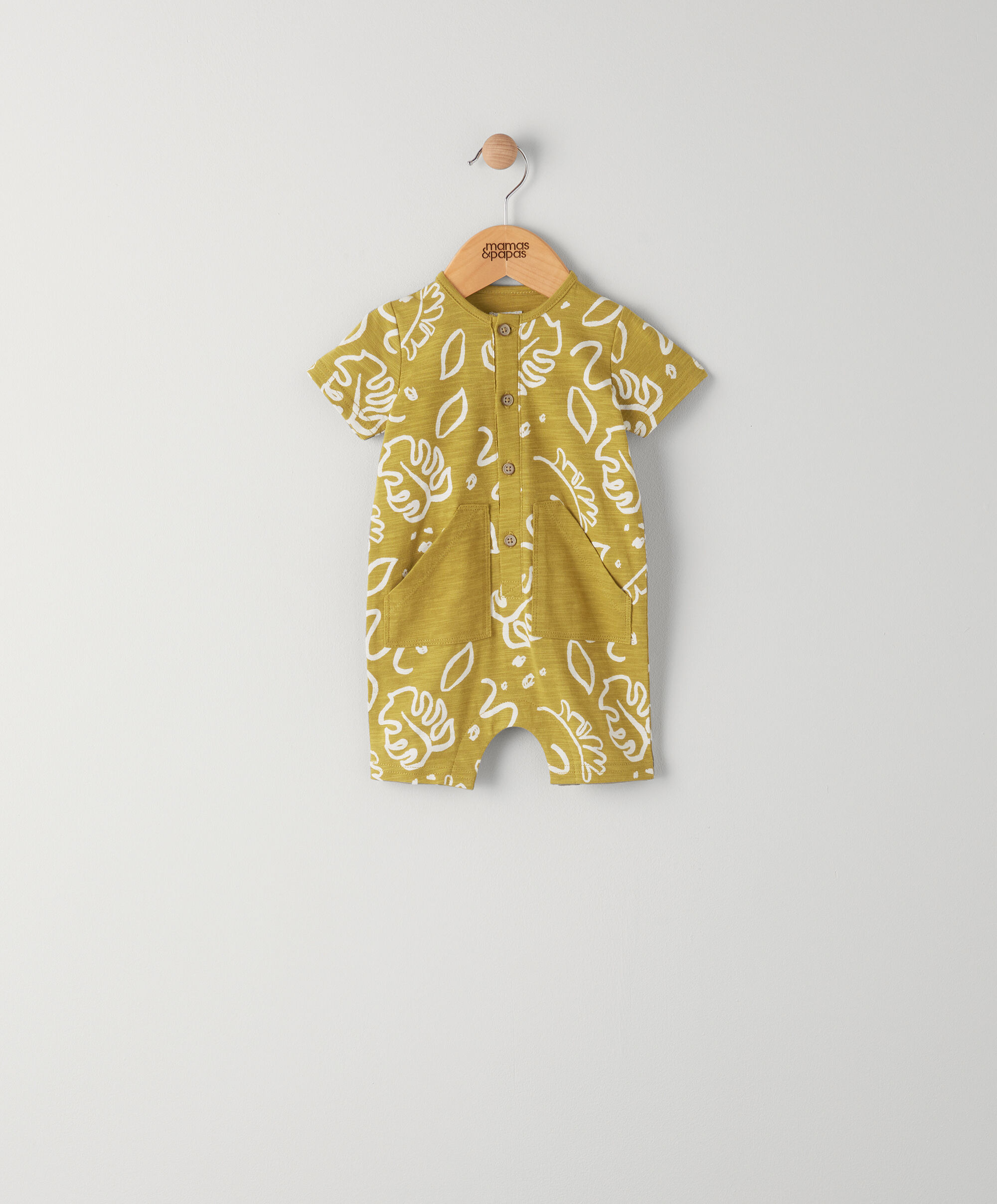 Tropical Palm Shortie Romper image number 1