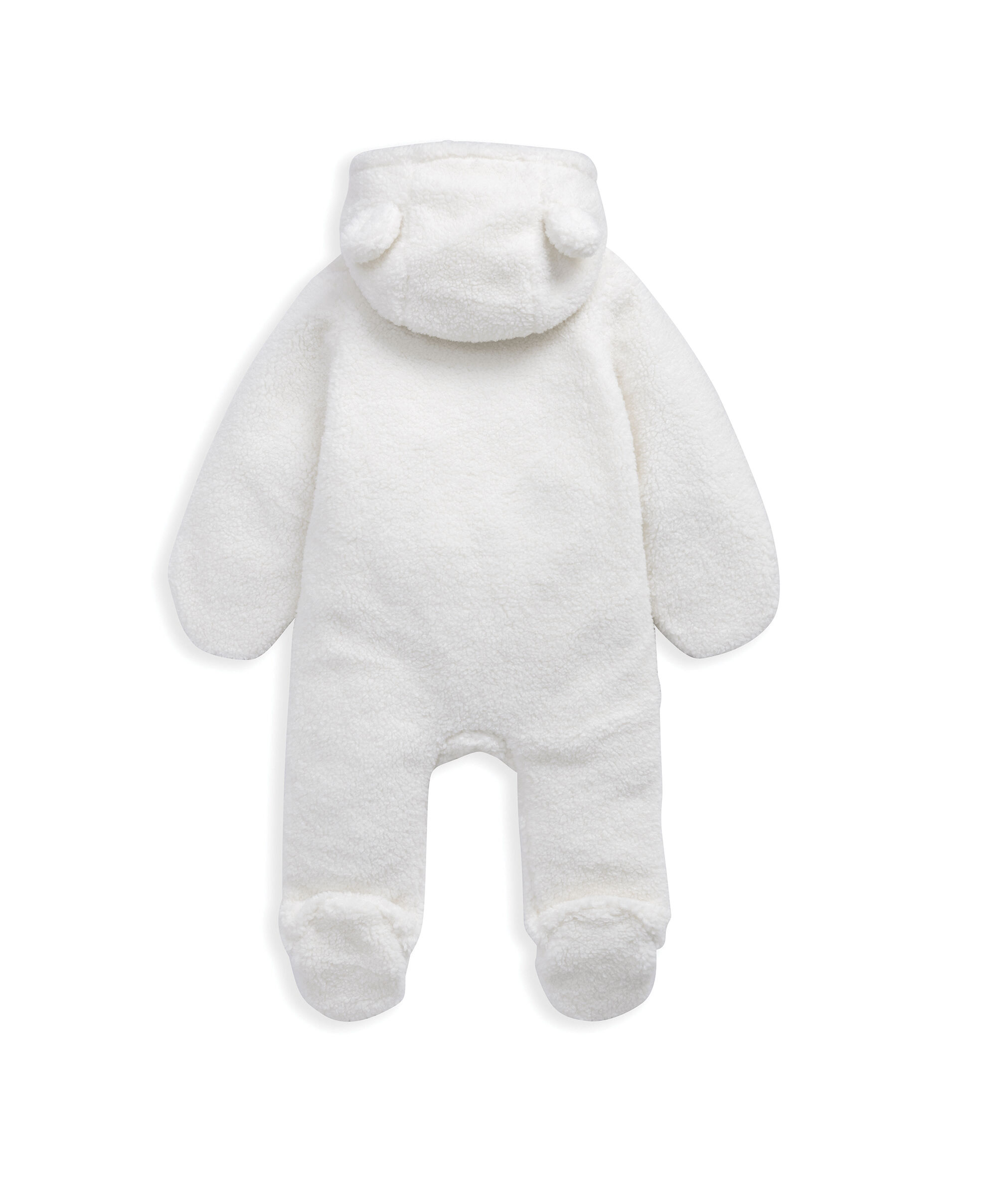 Cream Borg Pramsuit image number 3