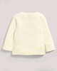 Merino Wool Wrap Top Cream- New Born image number 2