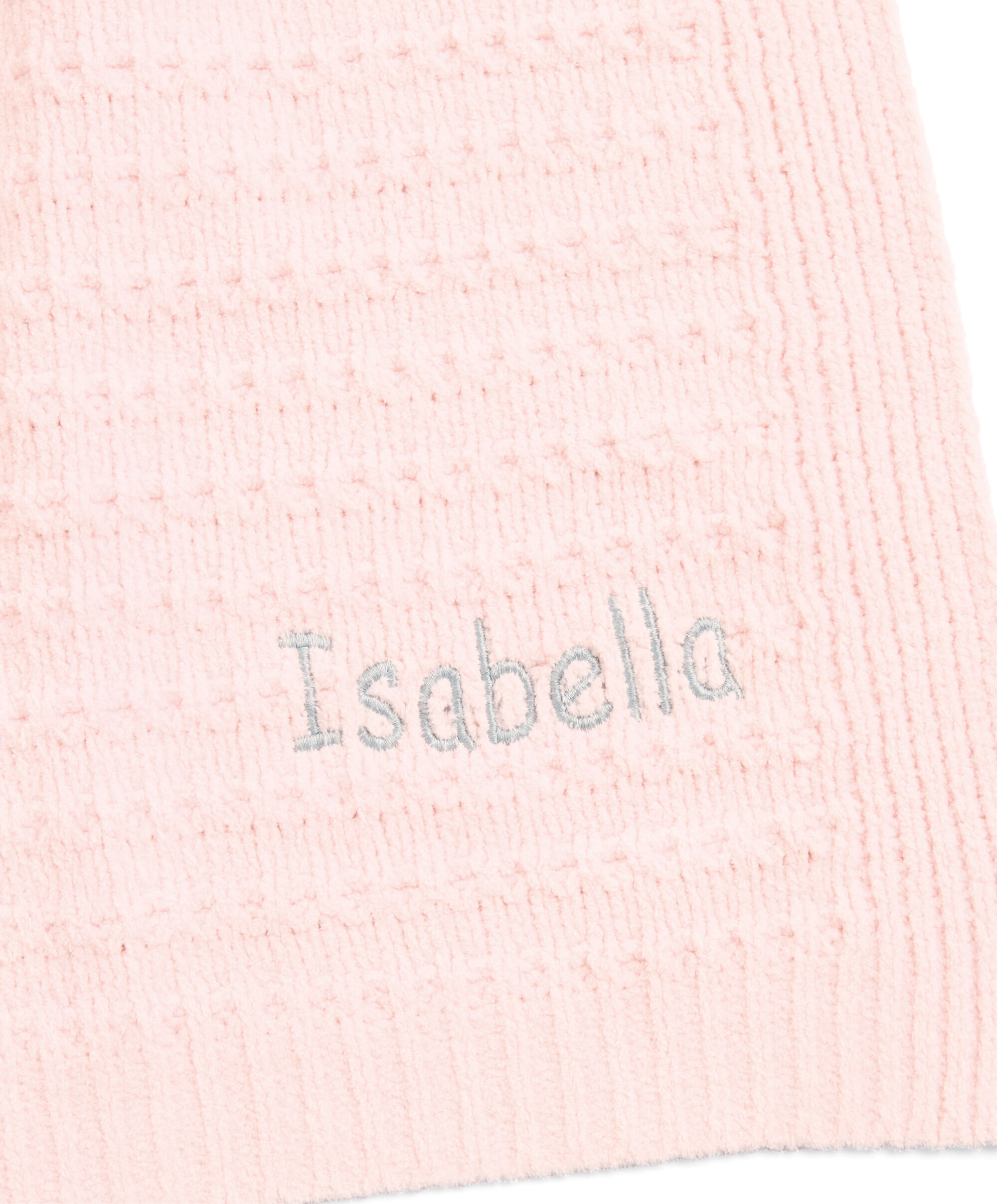 Chenille Blanket - Pink Stripe image number 6
