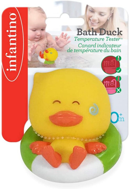 INFANTINO  BATH DUCK SQUIRT & TEMPERATURE TESTER image number 1