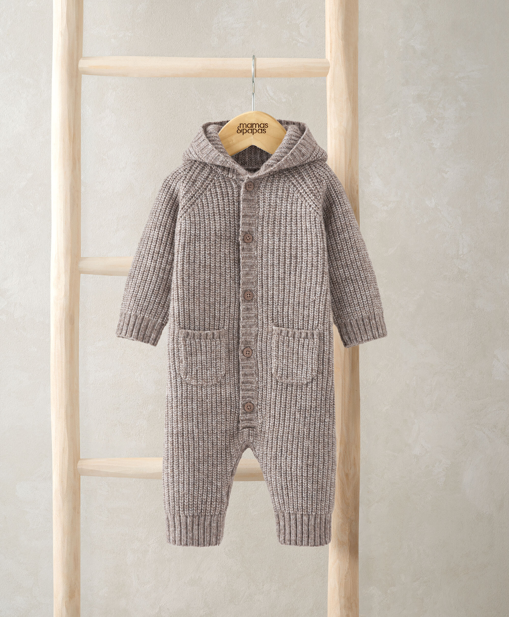 Ribbed Knitted Romper image number 1