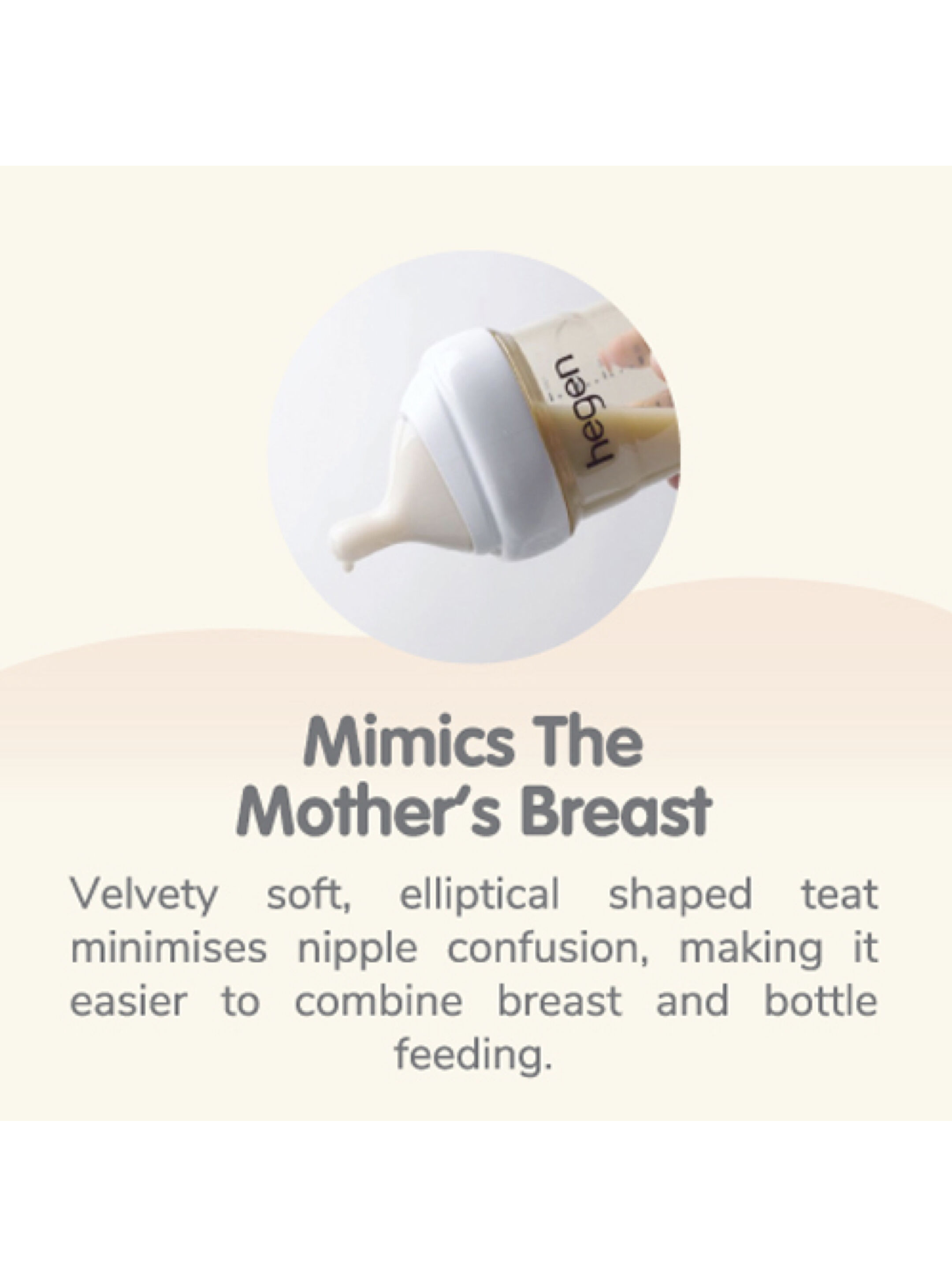 Hegen PCTO&trade; 150ml Feeding Bottle - 2-Pack with 2x Slow Flow Teat (1 to 3 months) image number 4