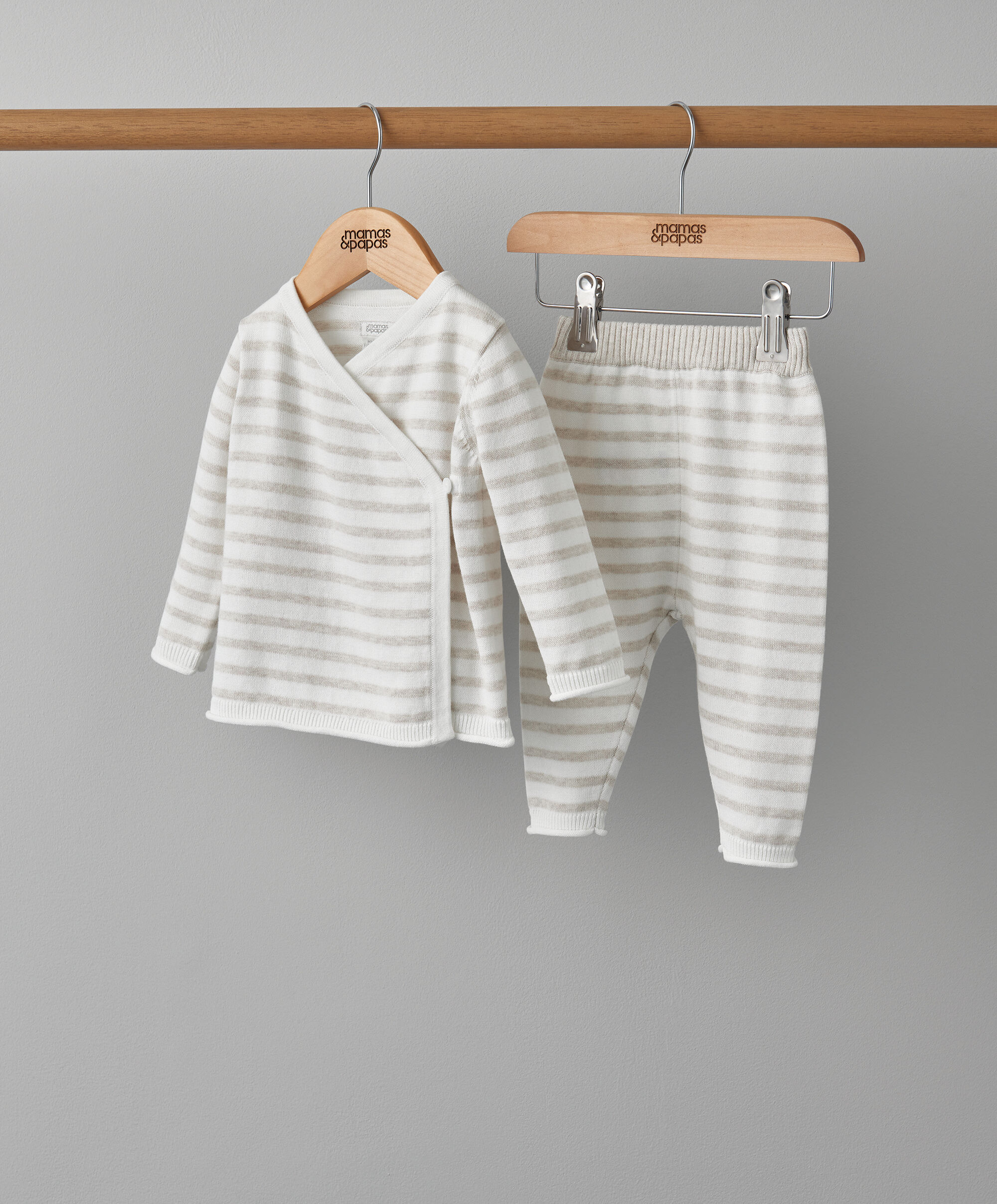 2 Piece Stripe Knit Set image number 1