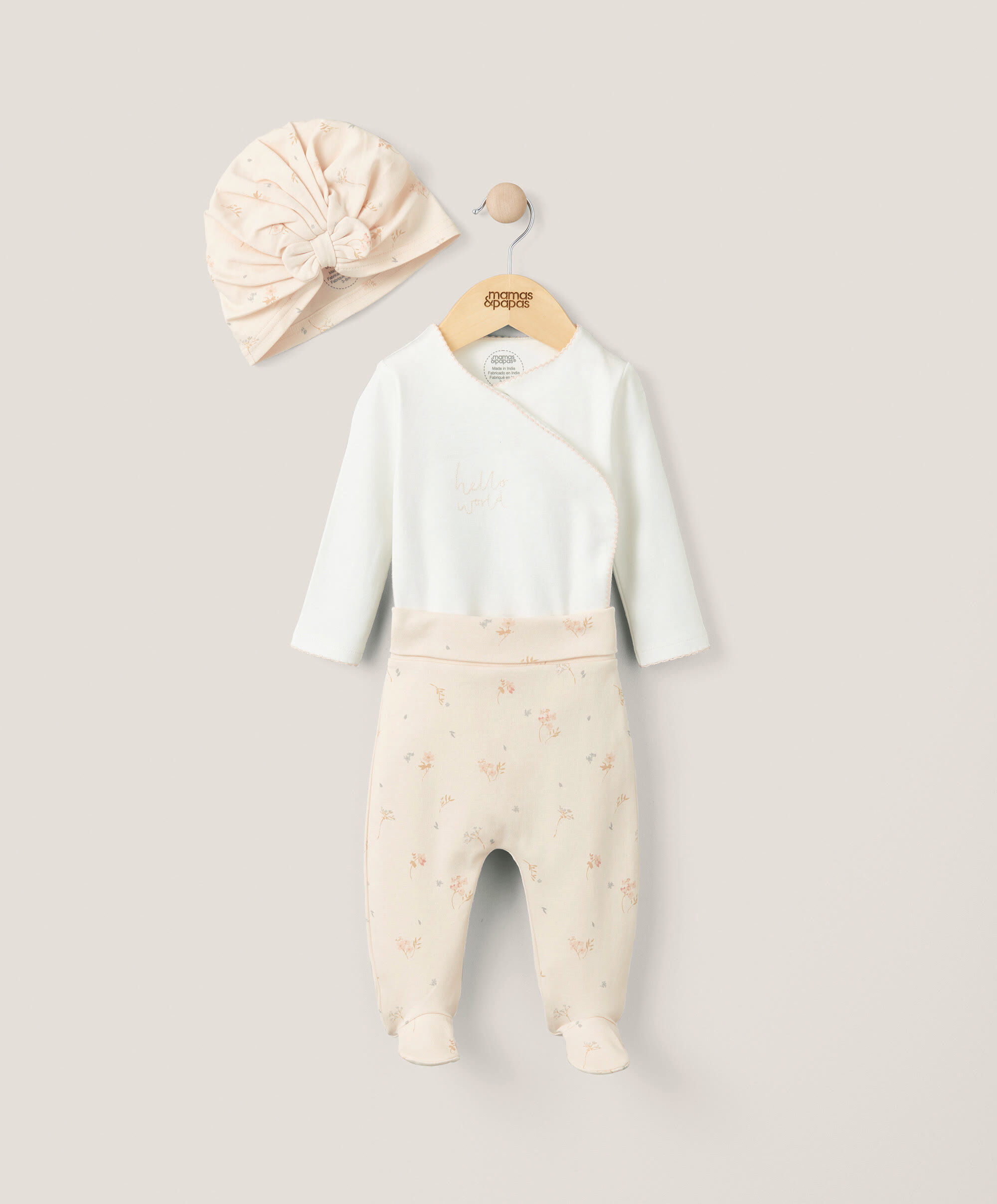 My First Outfit Set (3 Piece) - Floral image number 1