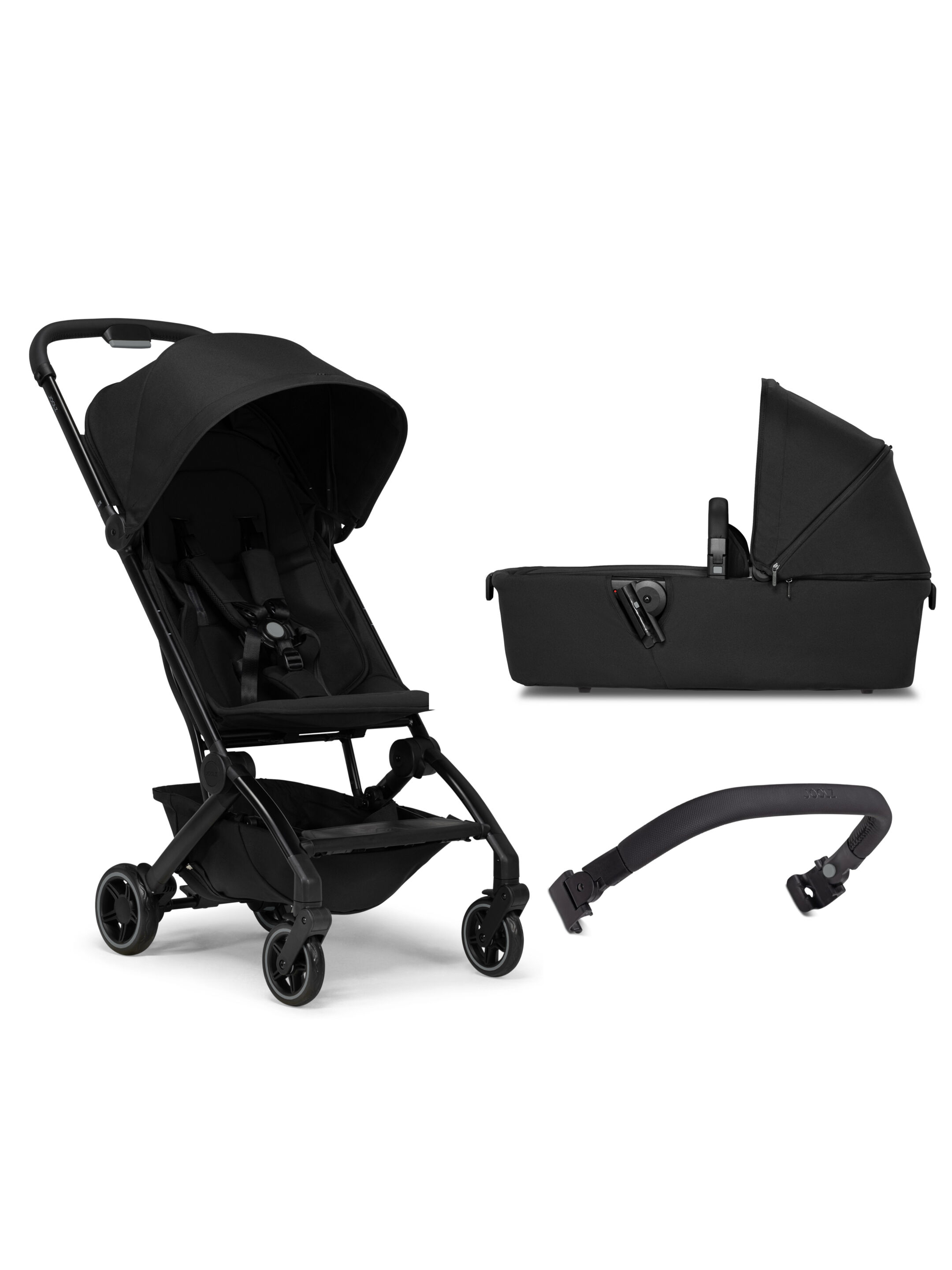 Joolz Aer Stroller with Carrycot Bundle and Bumper Bar (3 Pieces) - Black image number 1