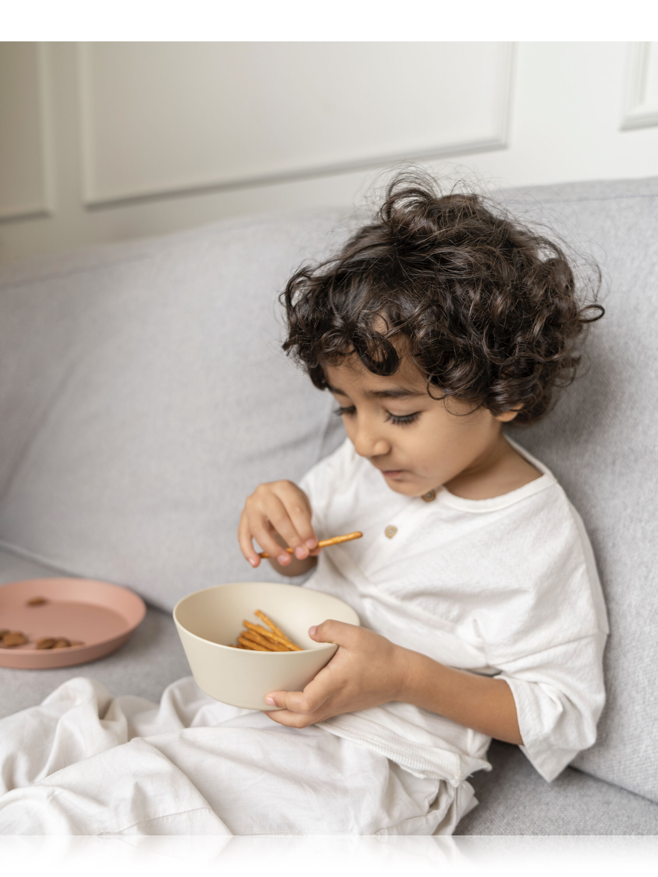 Citron Bio Based Bowl Set of 4 - Green/Cream image number 4