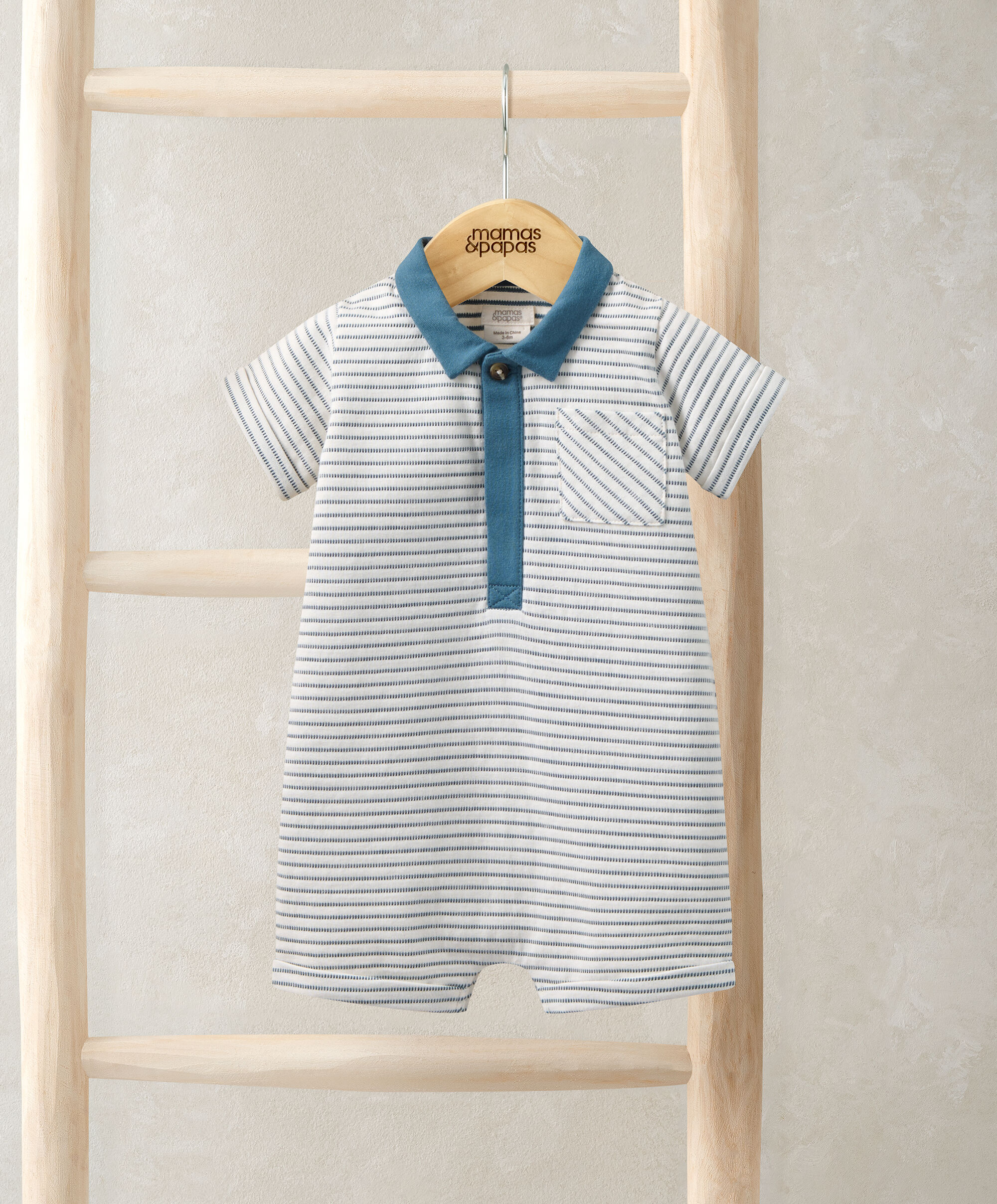 Stripe Polo Romper