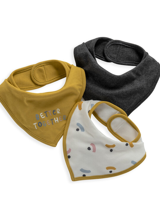 Buy Better Together Bibs 3 Pack For Bhd 7 250 New Arrivals Babywear Aw21 Test Mamas Papas Bahrain