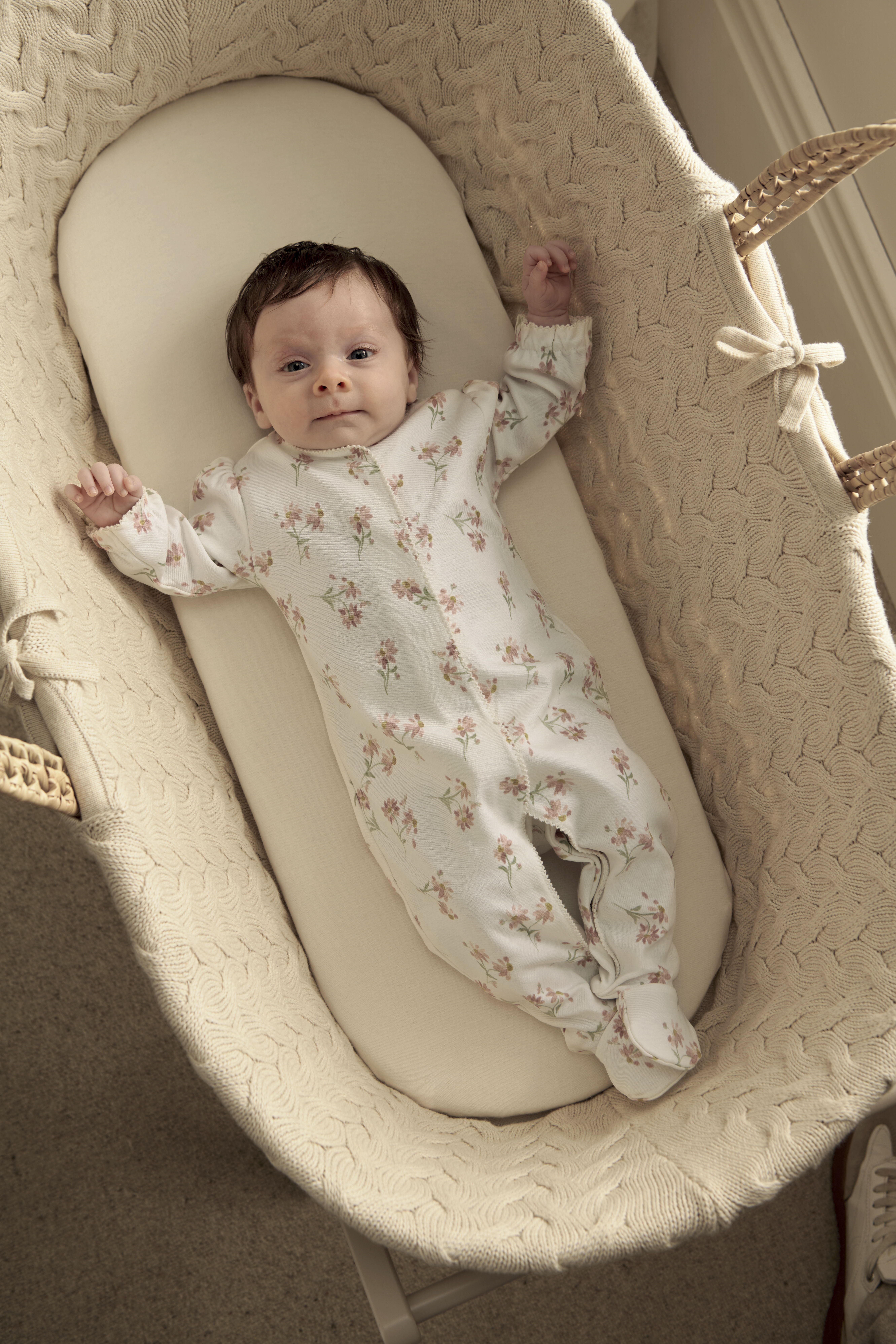 Watercolour Daisy Sleepsuit