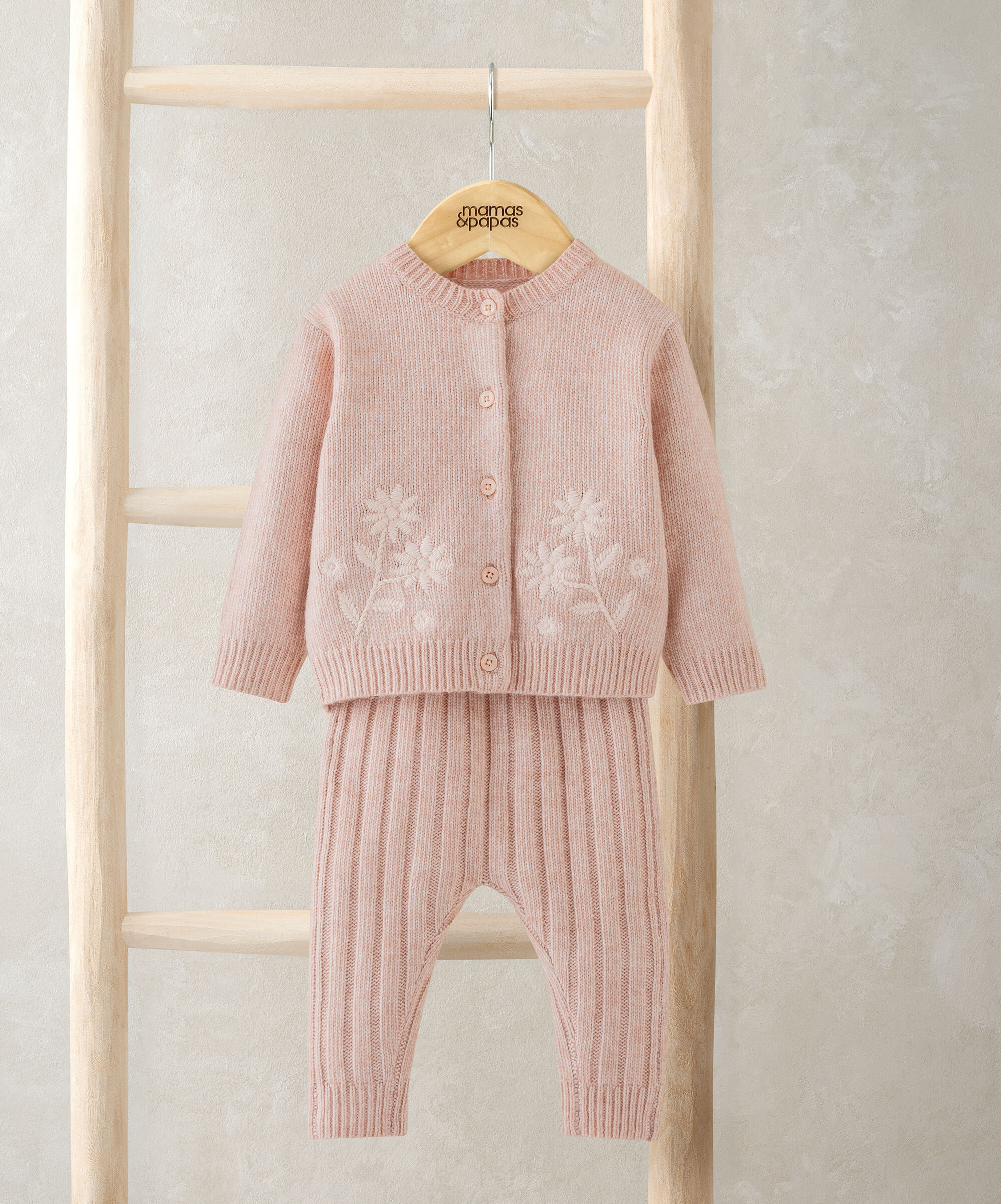 Floral Cardigan & Leggings Outfit Set