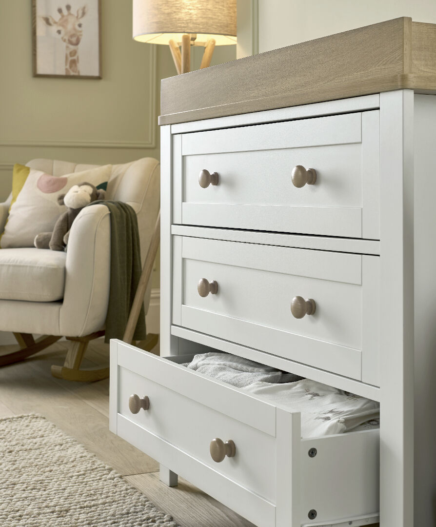 Wedmore Nursery Dresser Changer - White/Oak image number 2