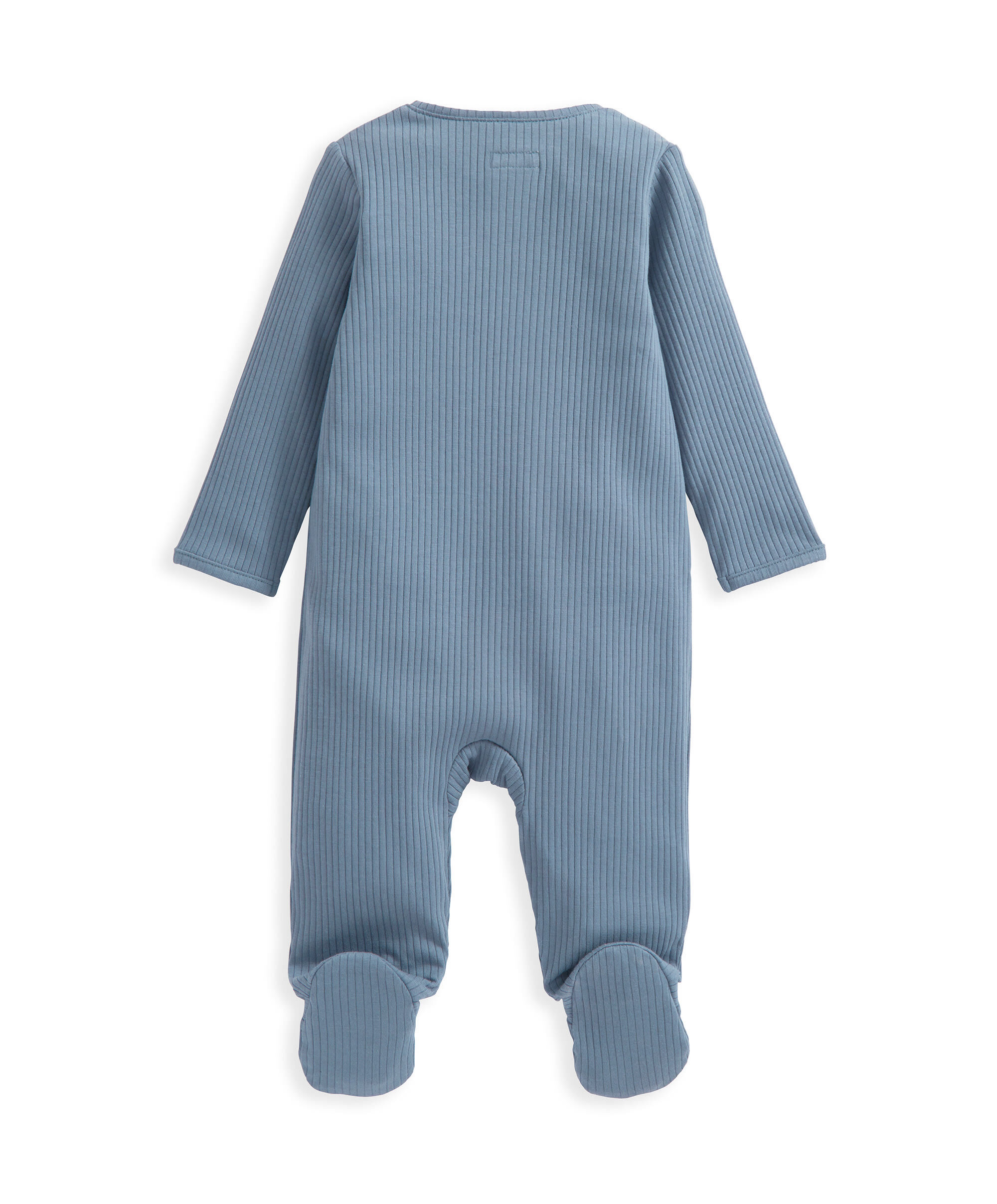 Petrol Blue Basic Zip All In One image number 3