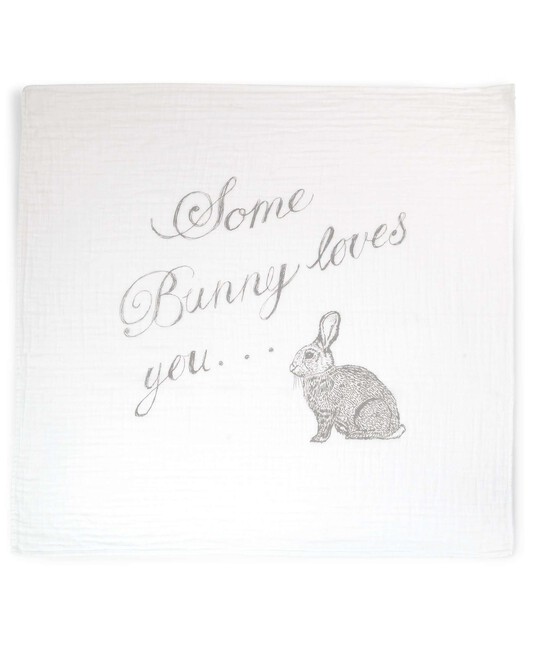 Large Muslin Squares (Pack of 3) - Welcome to the World - 90 x 90cm image number 2