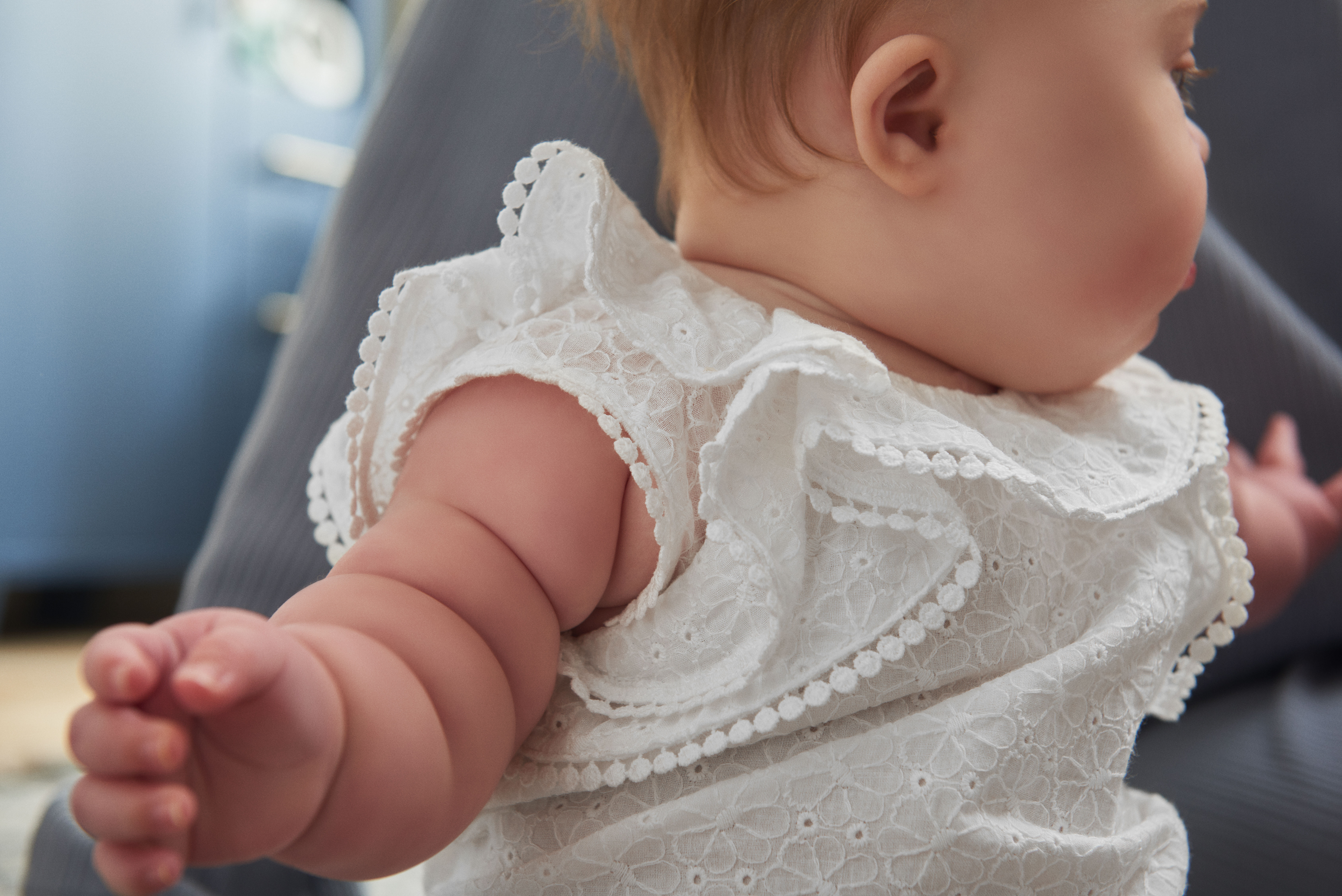 Broderie Romper White image number 7