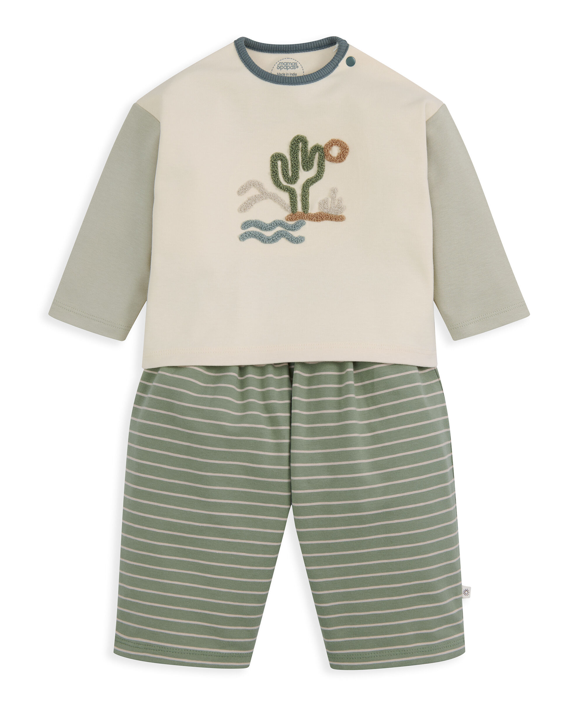 Sunshine T-Shirt & Stripped Trousers image number 4