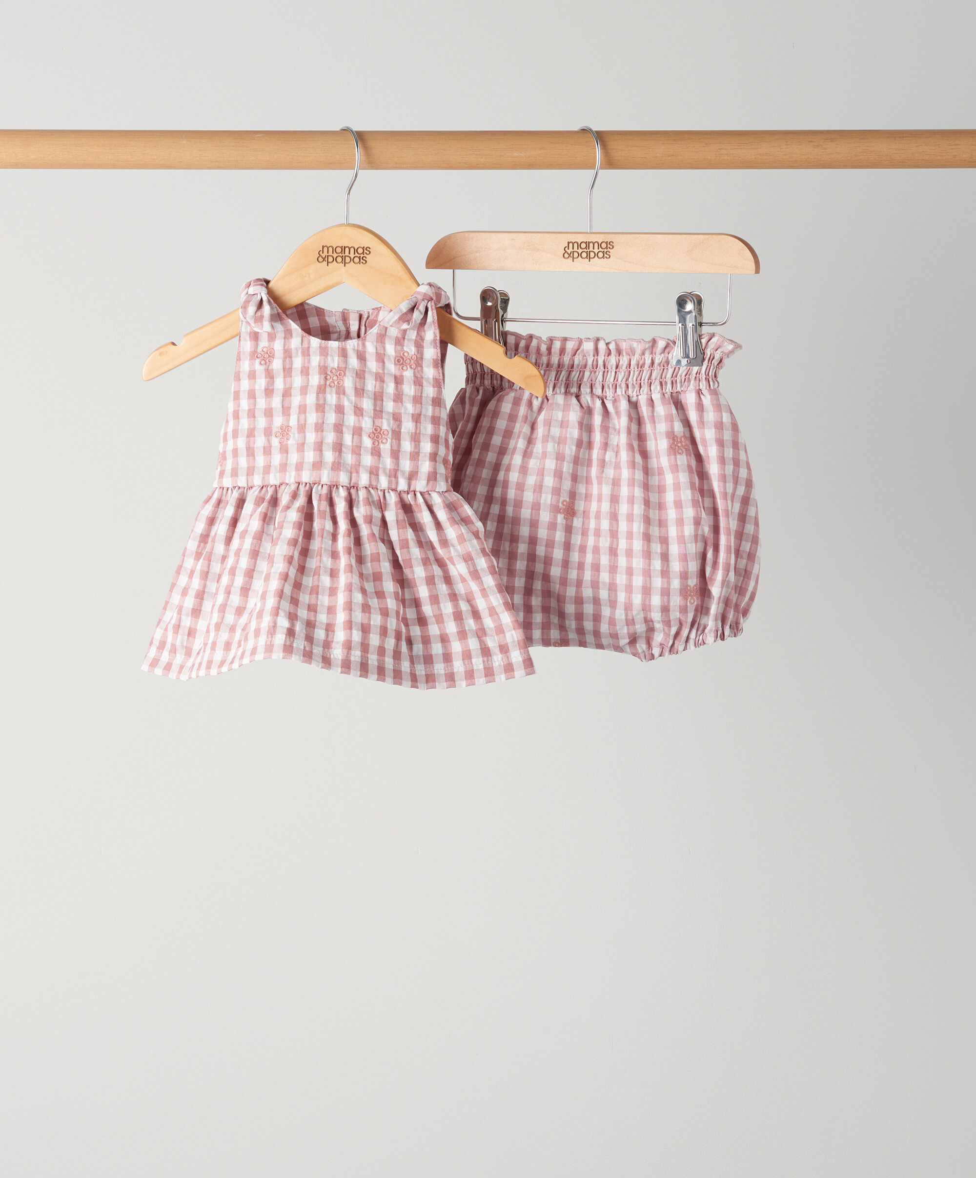 Pink Gingham Set - 2 Piece Set image number 1