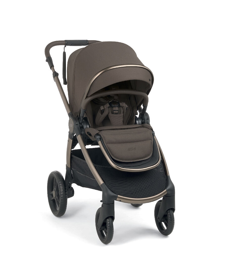 Ocarro 2 Pushchair and Carrycot Bundle with Joie Stages Adjustable Baby to Child Car Seat (3 Pieces) Coal - Crema image number 2