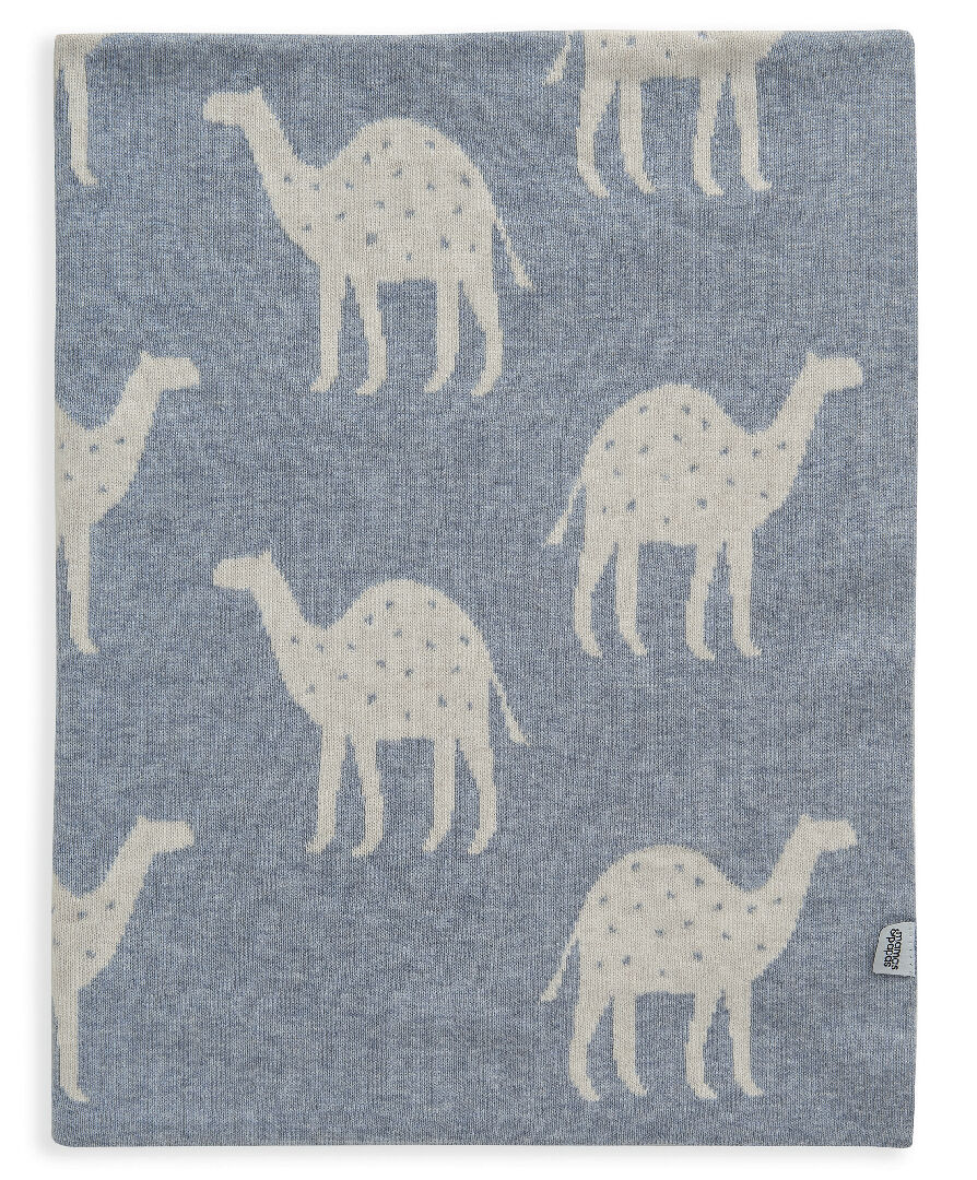 Blanket Camel Blue