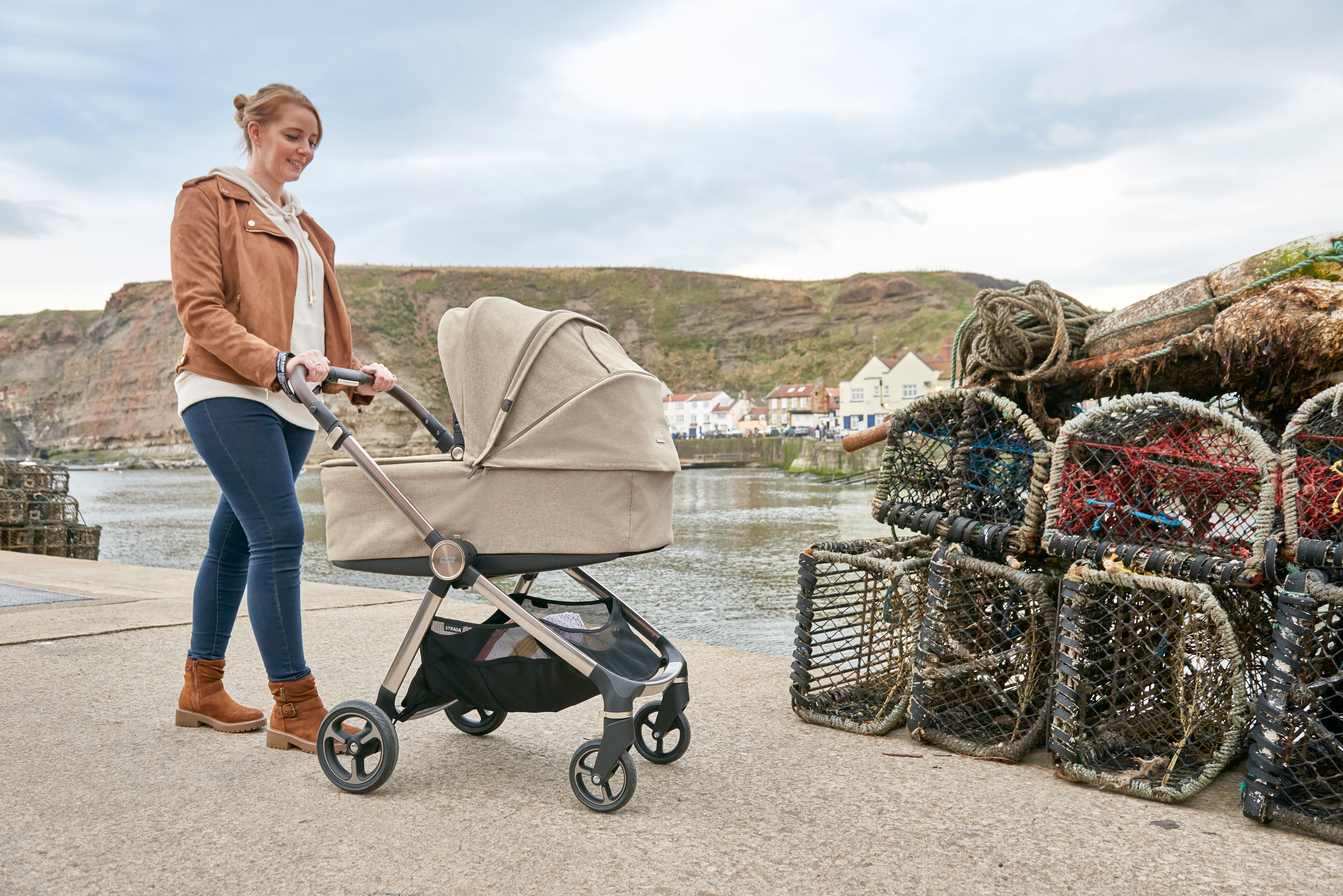 Strada Carrycot - Pebble (hood not included) image number 4