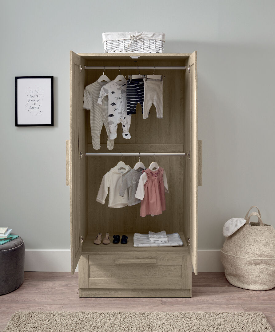 Atlas Wardrobe - Light Oak image number 3