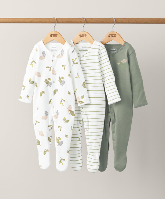 3 pack Into The Woods Sleepsuits image number 1