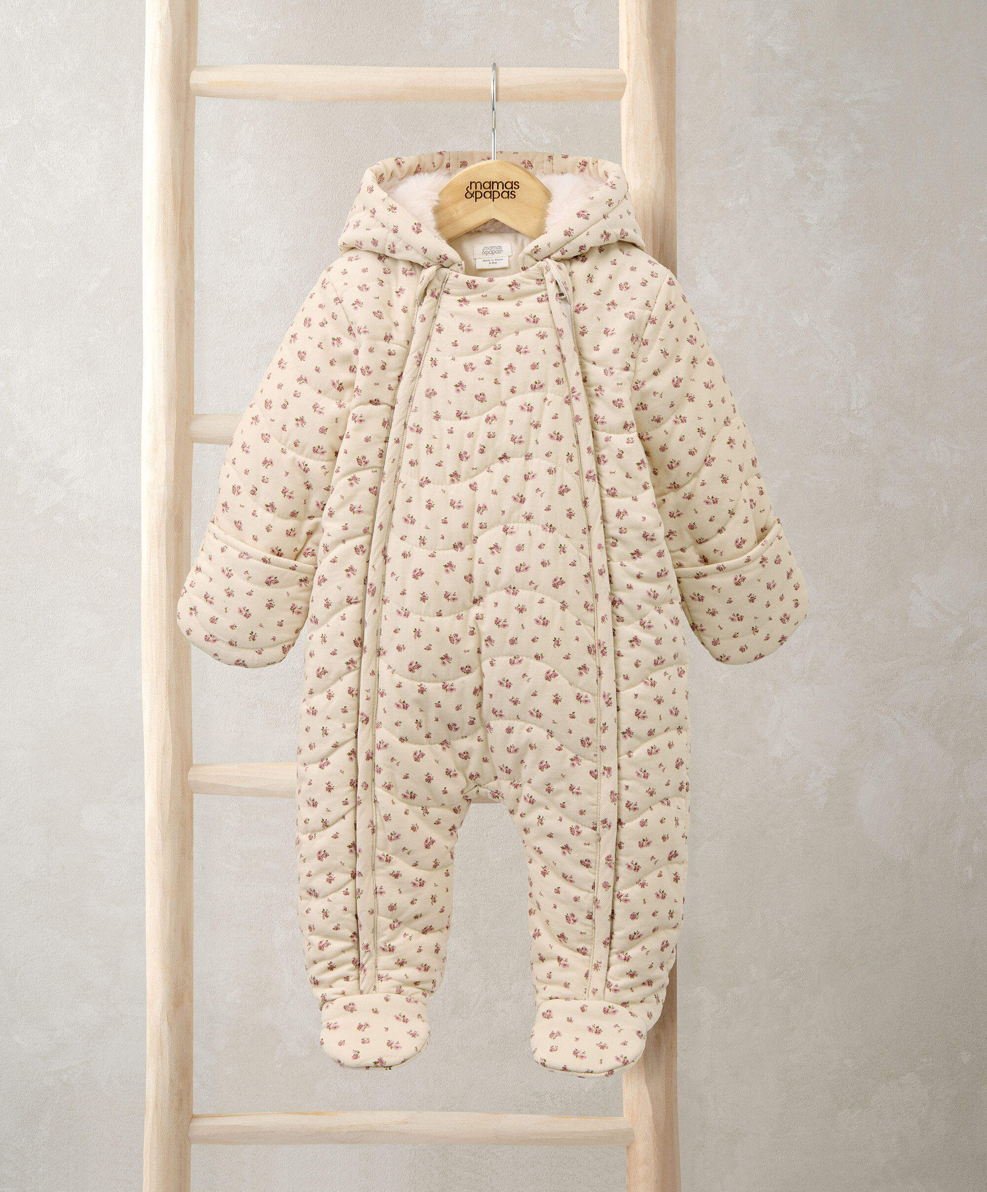 Floral Quilt Pramsuit