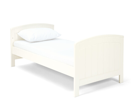 Mia Classic Convertible Cot & Toddler Bed - Ivory Wood image number 3