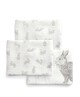 Large Muslin Squares (Pack of 3) - Welcome to the World - 90 x 90cm image number 1