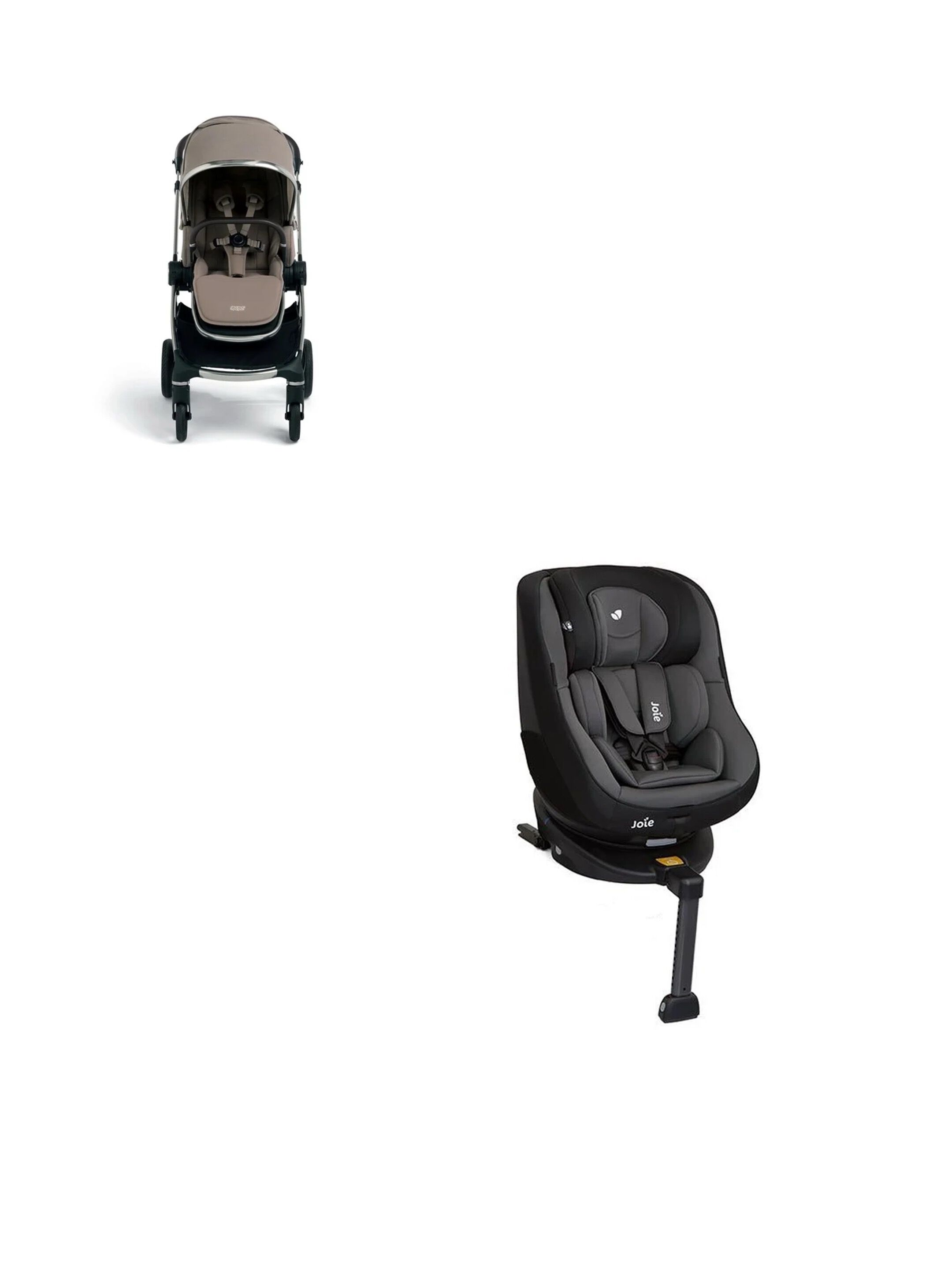 Vardo Heritage Pushchair with Joie Car Seat 2 Piece Bundle image number 1