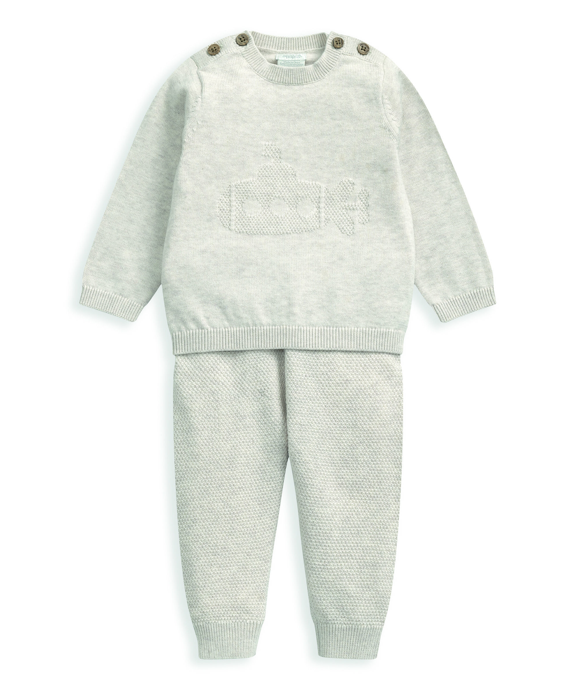 Motif Knitted Set - 2 Piece Set image number 2