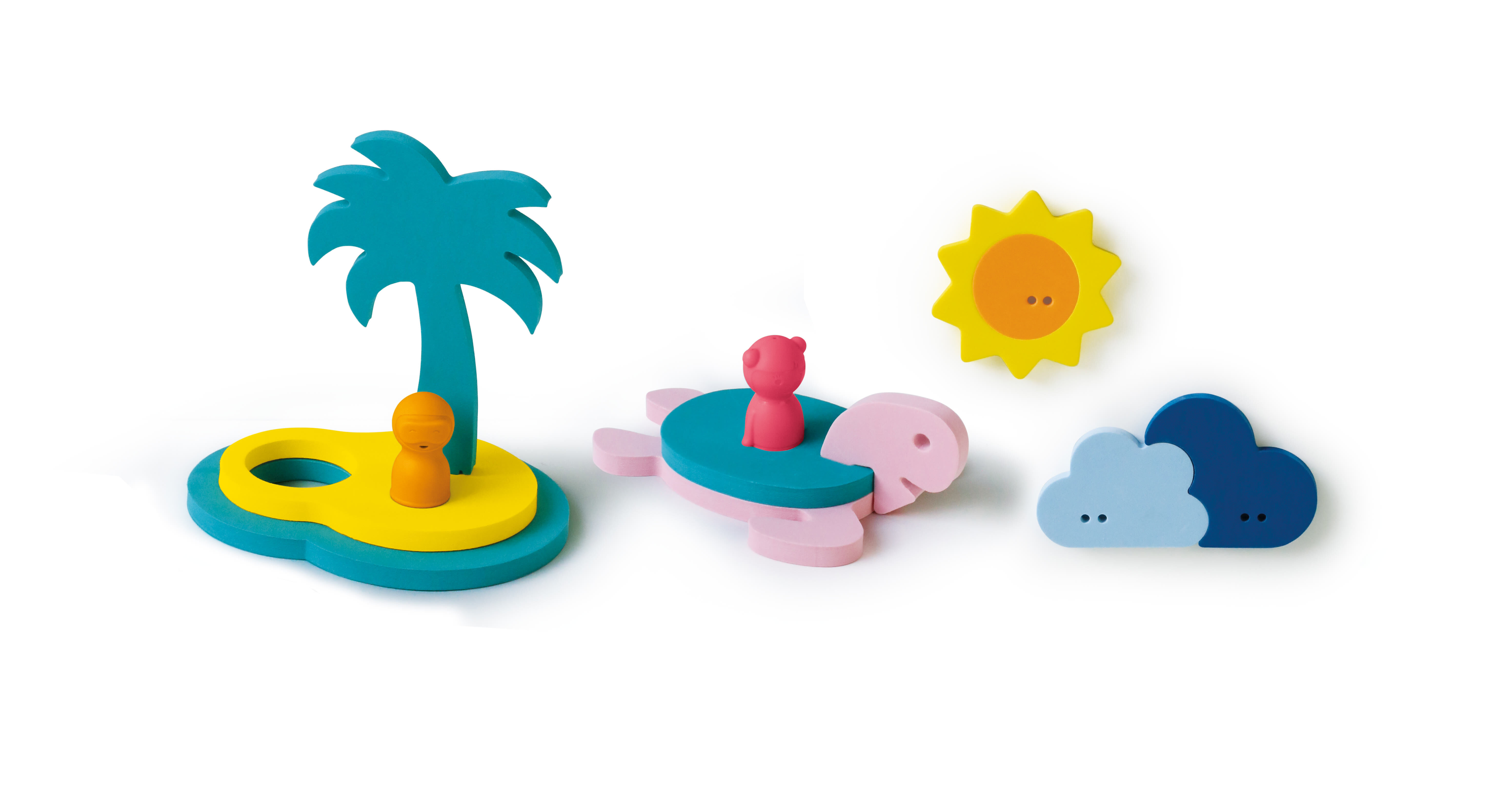 Quut Quutopia Bath Puzzle 3D image number 1