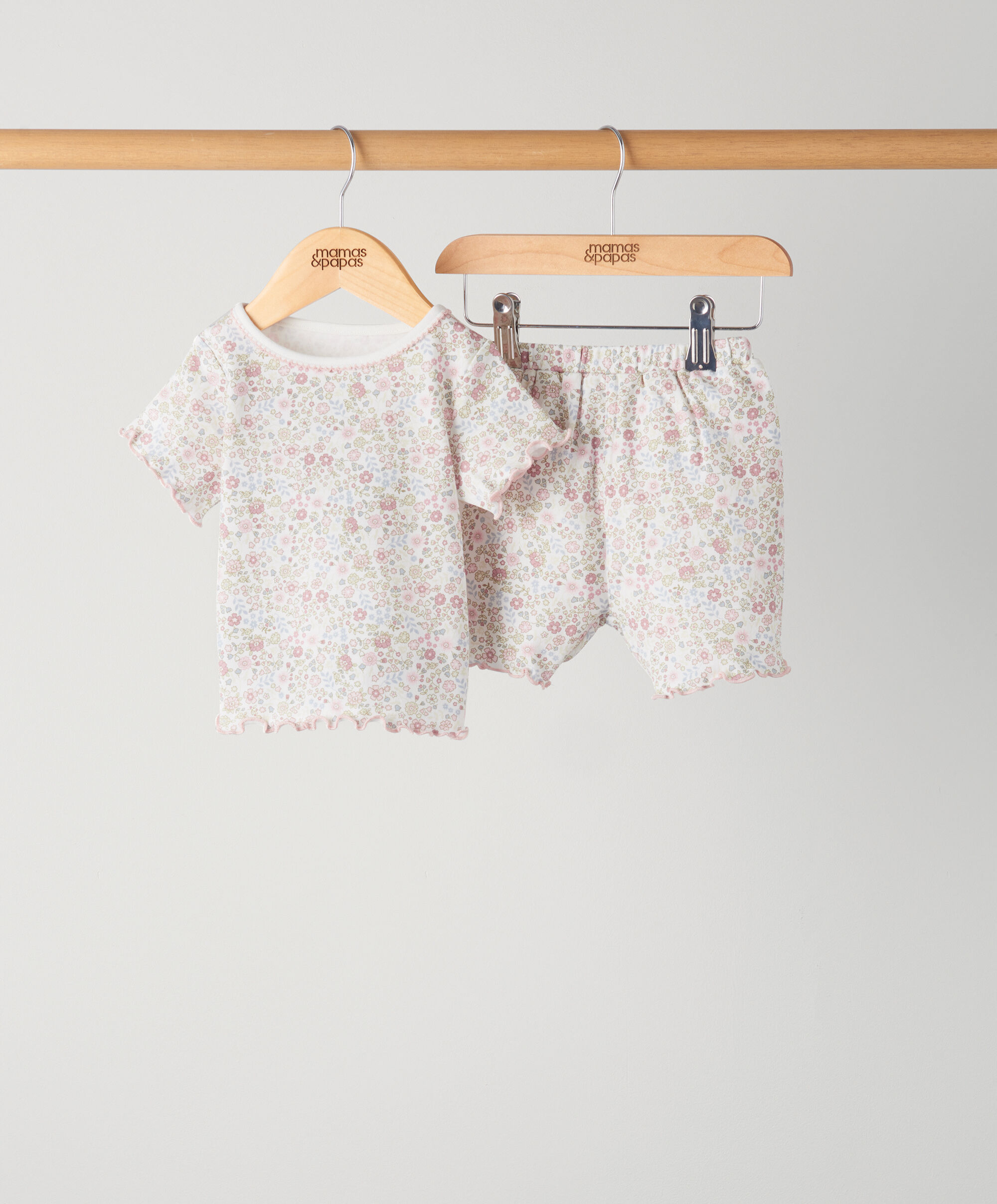 Girls Ditsy Floral Short Pyjamas image number 1