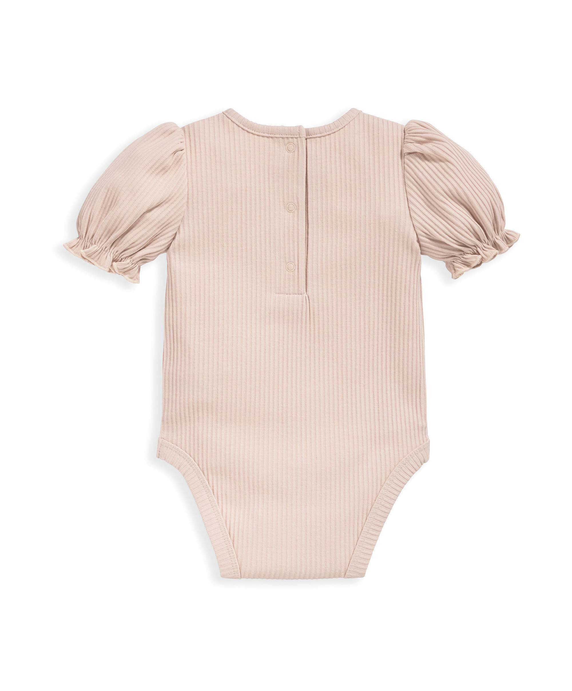 Pink Short Sleeve Bodysuit image number 3