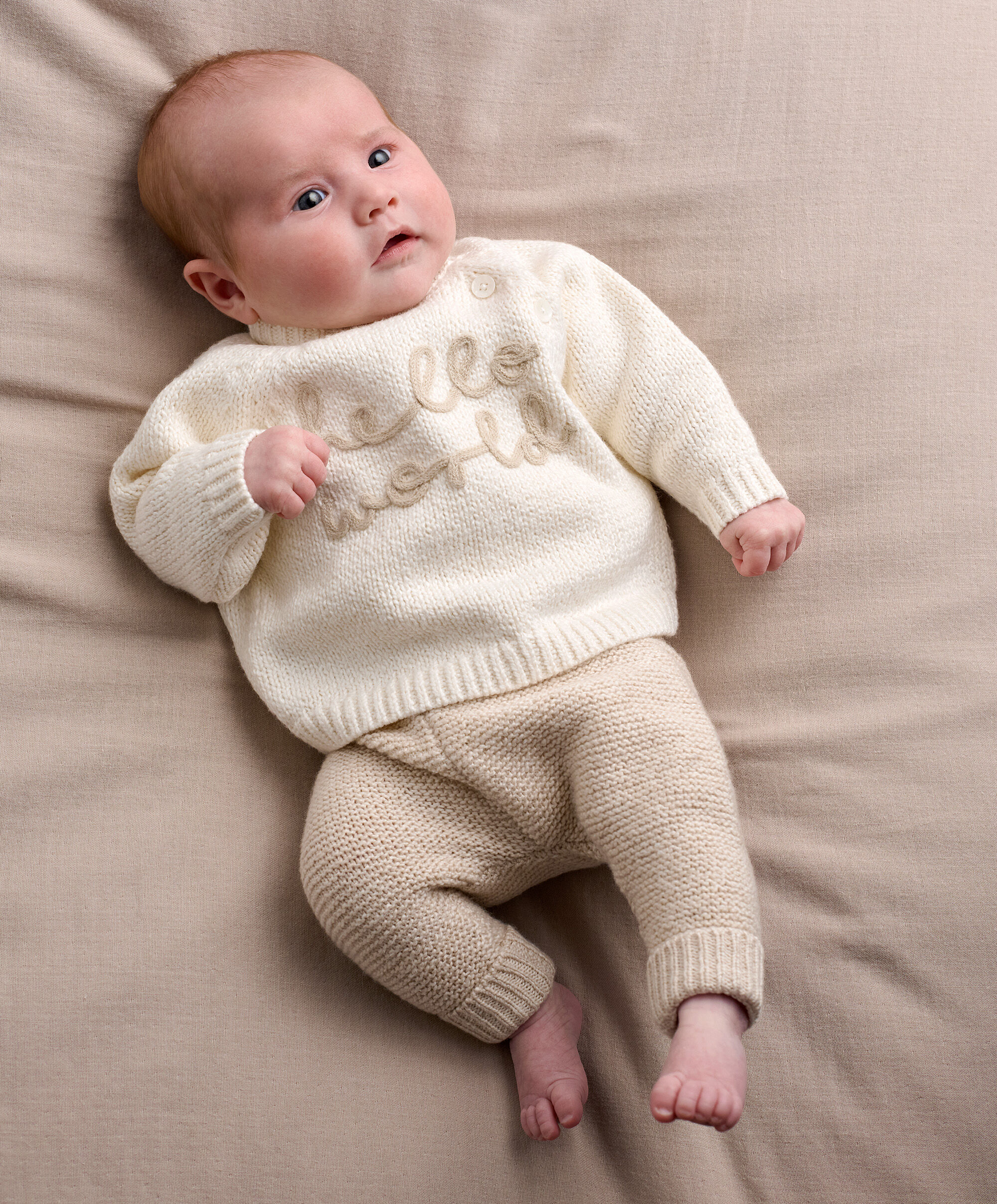 2pc Hello World Knit Set